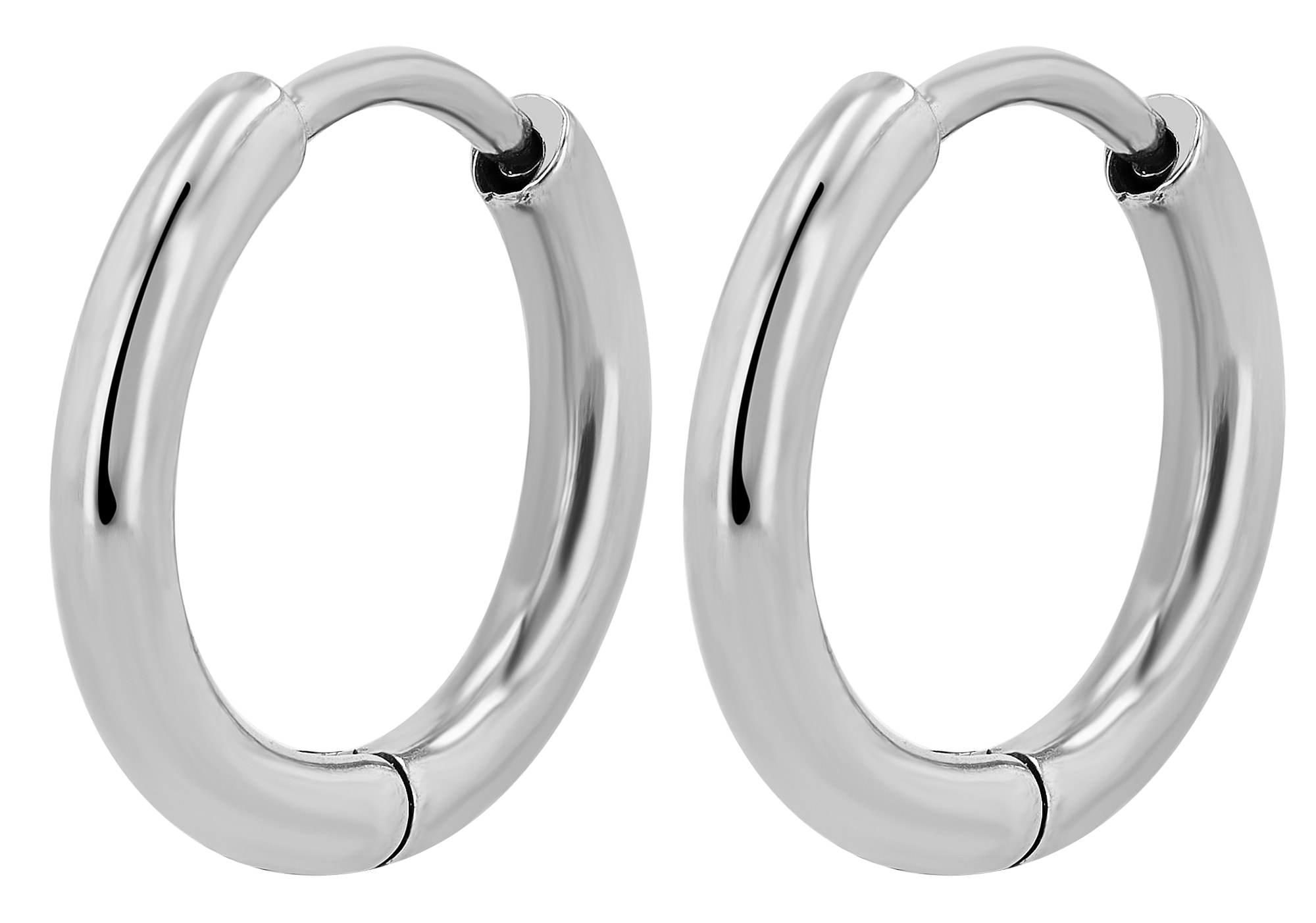 Adelia´s Klappcreolen »Unisex Ohrringe – Klappcreole aus Titan« Ideal als Geschenk – dezent und elegant