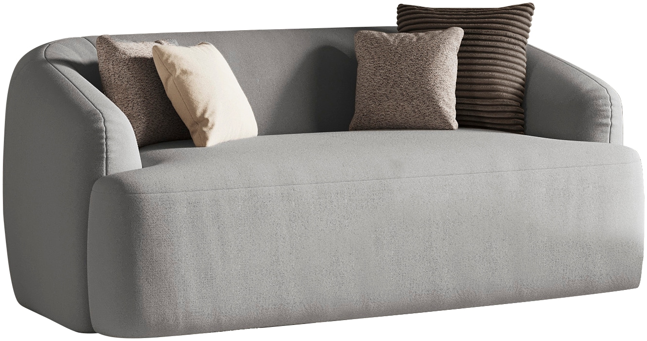 INOSIGN 2-Sitzer »Nergal, Einzelsofa oder L-Form«, Modernes Design, schlichte Optik, stilvoller Blickfang im Wohnzimmer