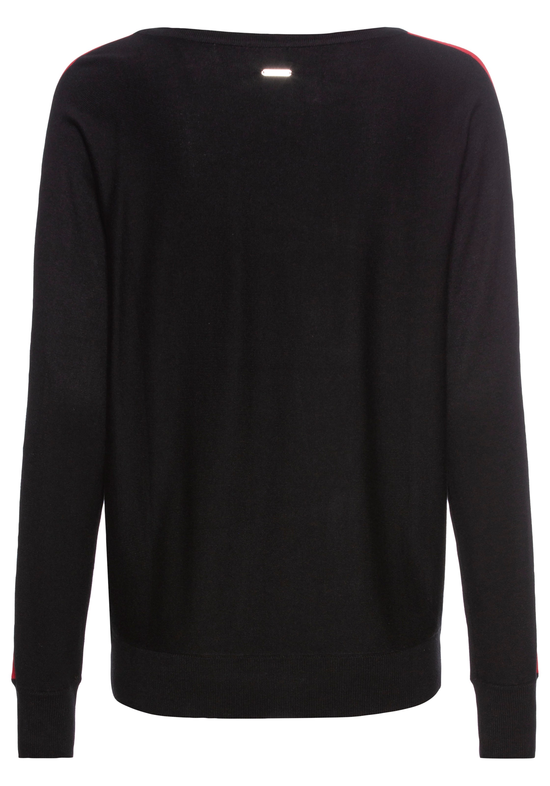 Laura Scott Longpullover, mit Kontraststreifen