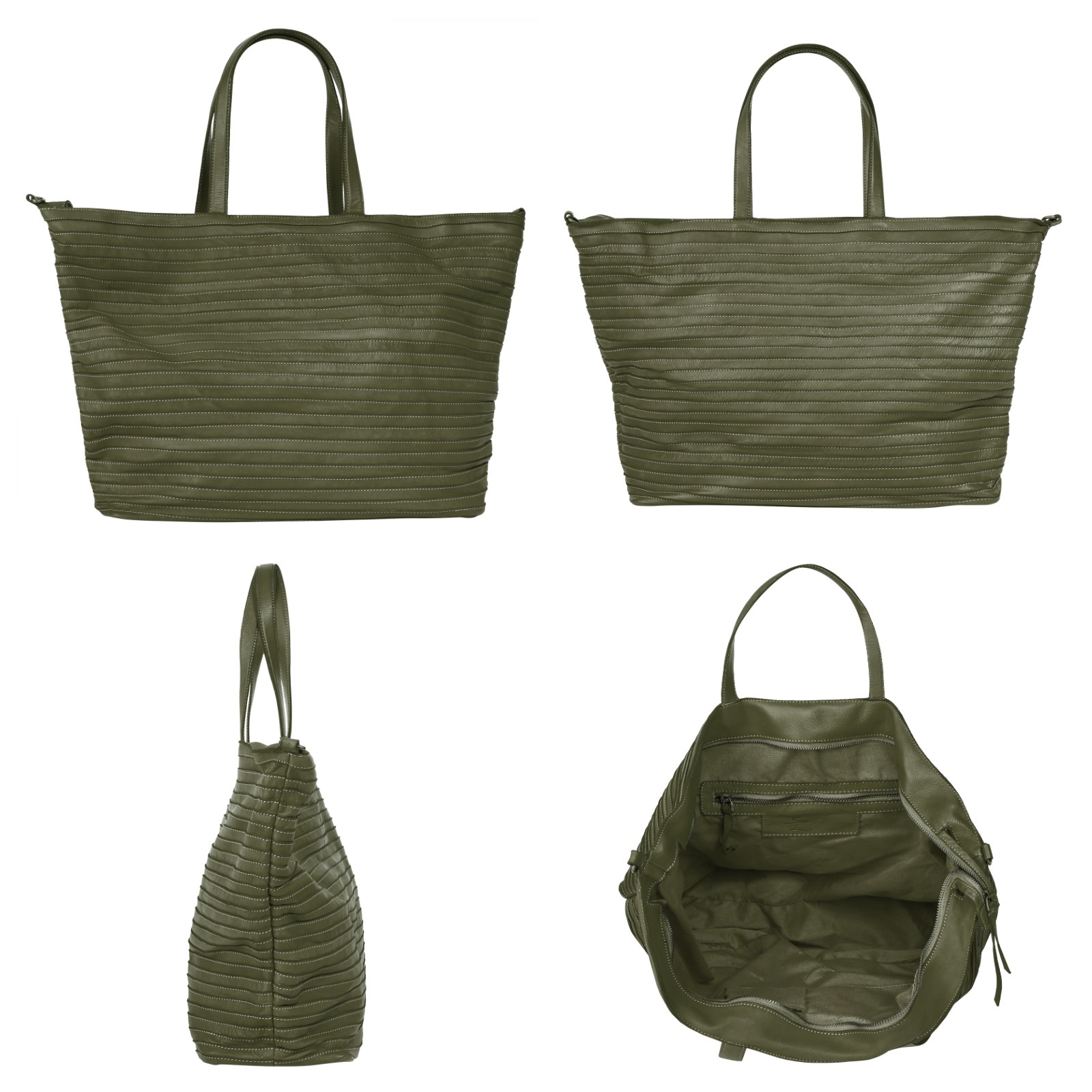 Samantha Look Shopper echt Leder, Made in Italy günstig online kaufen