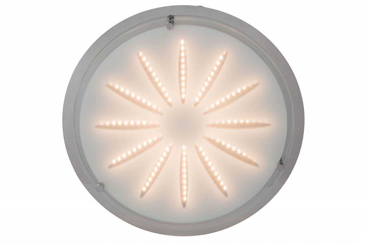 Brilliant Deckenleuchte »Cathleen«, 1 flammig, Leuchtmittel LED-Modul | LED fest integriert, LED Wand- und Deckenlampe 33cm chrom