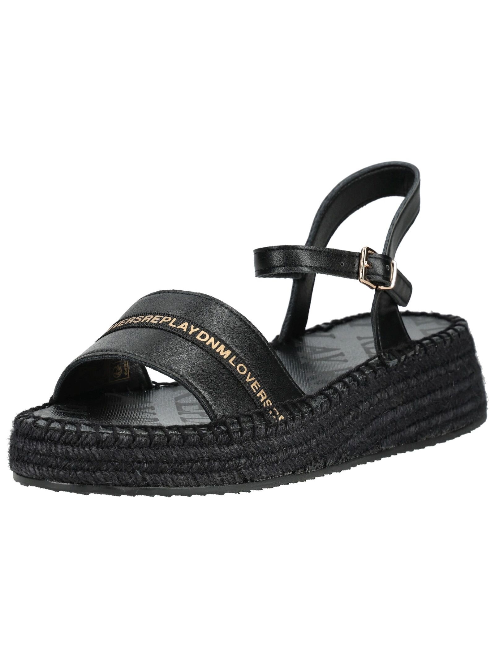 Replay Plateausandaletten "Replay Sandalen Lederimitat"