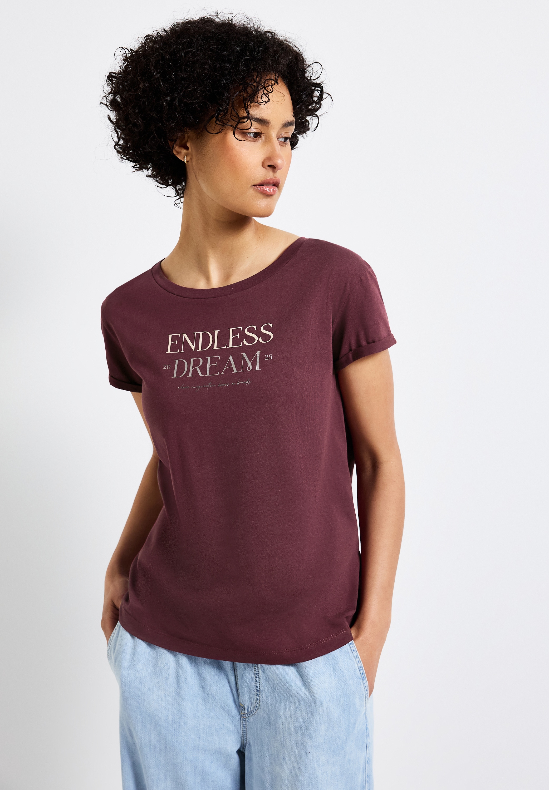 STREET ONE T-Shirt, mit Rundhalsausschnitt günstig online kaufen