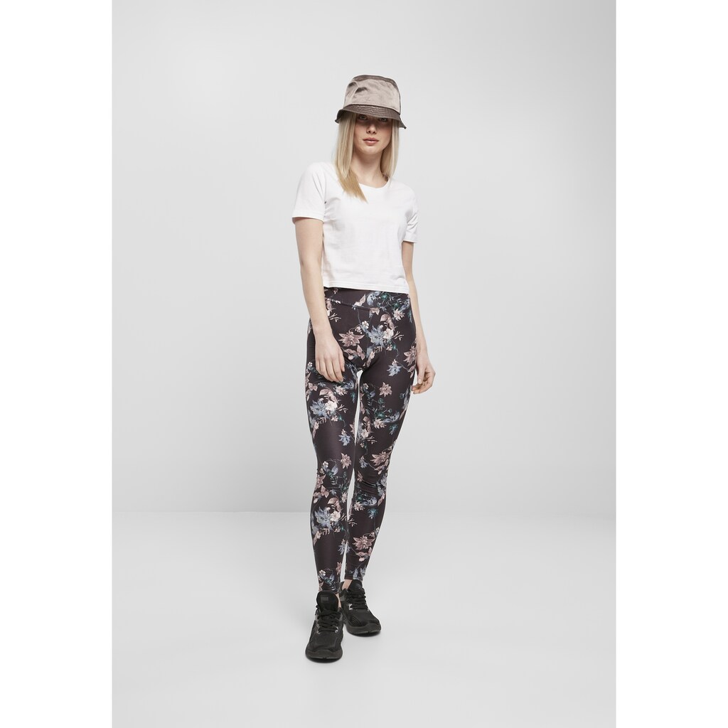 URBAN CLASSICS Leggings »Urban Classics Damen Ladies Soft AOP Leggings«, (1 tlg.)