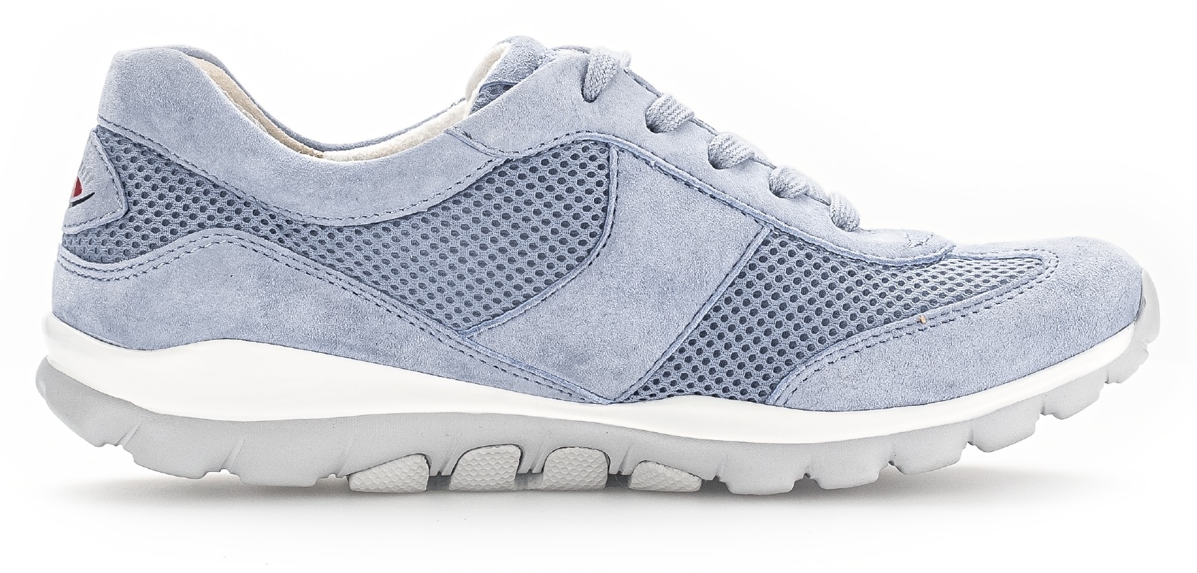 Gabor Rollingsoft Keilsneaker, Freizeitschuh, Halbschuh, Schnürschuh mit OPTIFIT-Wechselfußbett