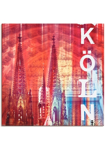 Artland Paveikslas »Köln Skyline Collage II« G...