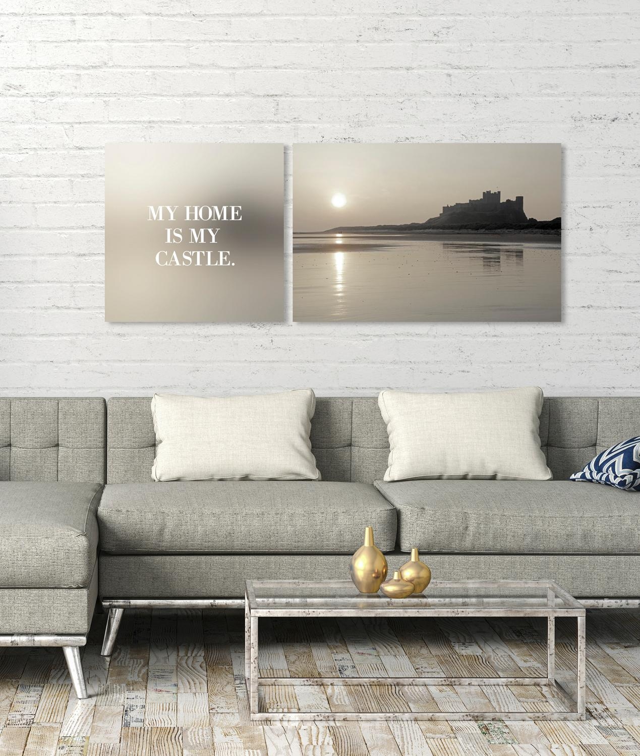 queence Leinwandbild "Home", Seebilder-Seelandschaft-Meer-Meer Bilder-Kunst günstig online kaufen