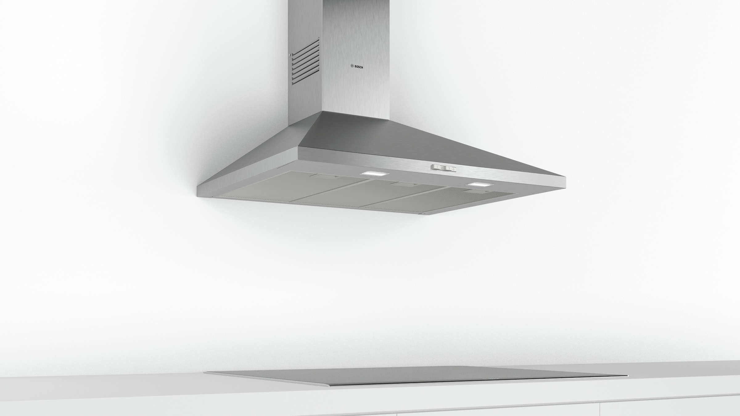 BOSCH Kopffreihaube »DWP95BC51« Serie Serie 2 LED Belichtung und einfach zu reinigender Metall-Fettfilte