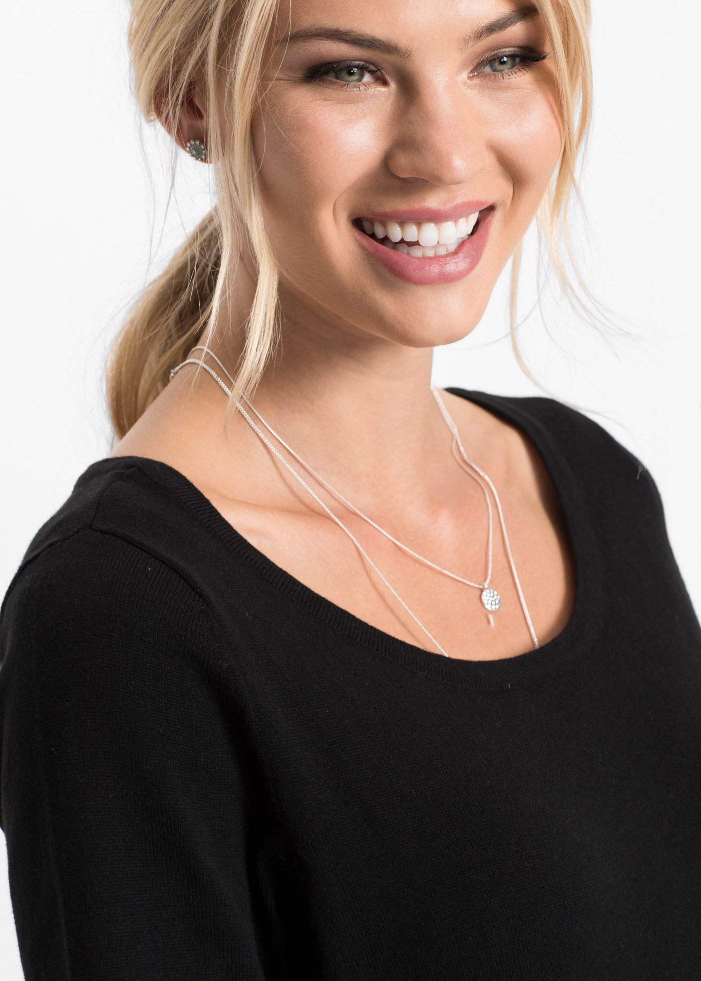 bonprix Strickkleid "Strickkleid" für den Alltag, aus Baumwolle und Polyami günstig online kaufen