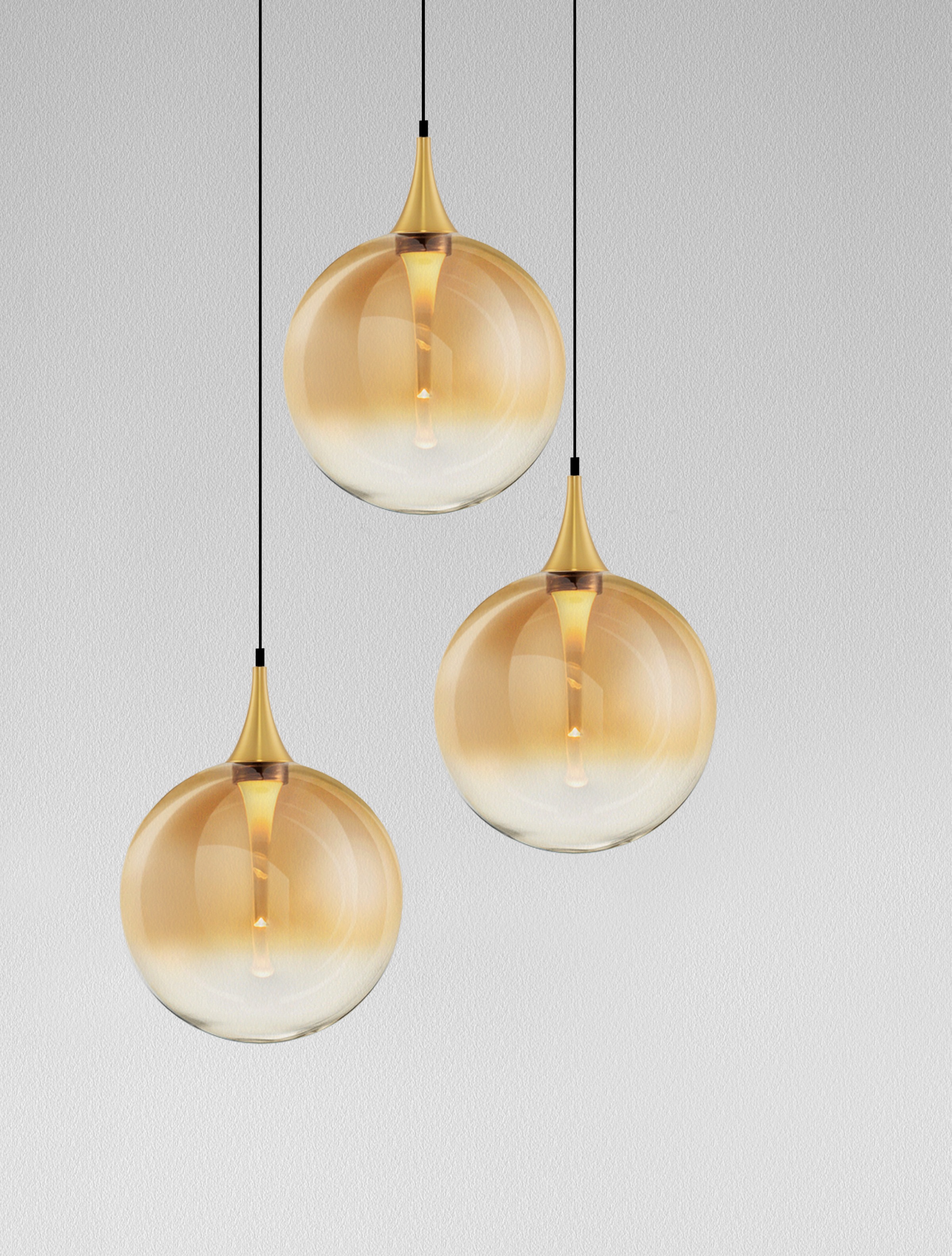 Nova Luce Pendelleuchte »ORENDA«, 3 flammig