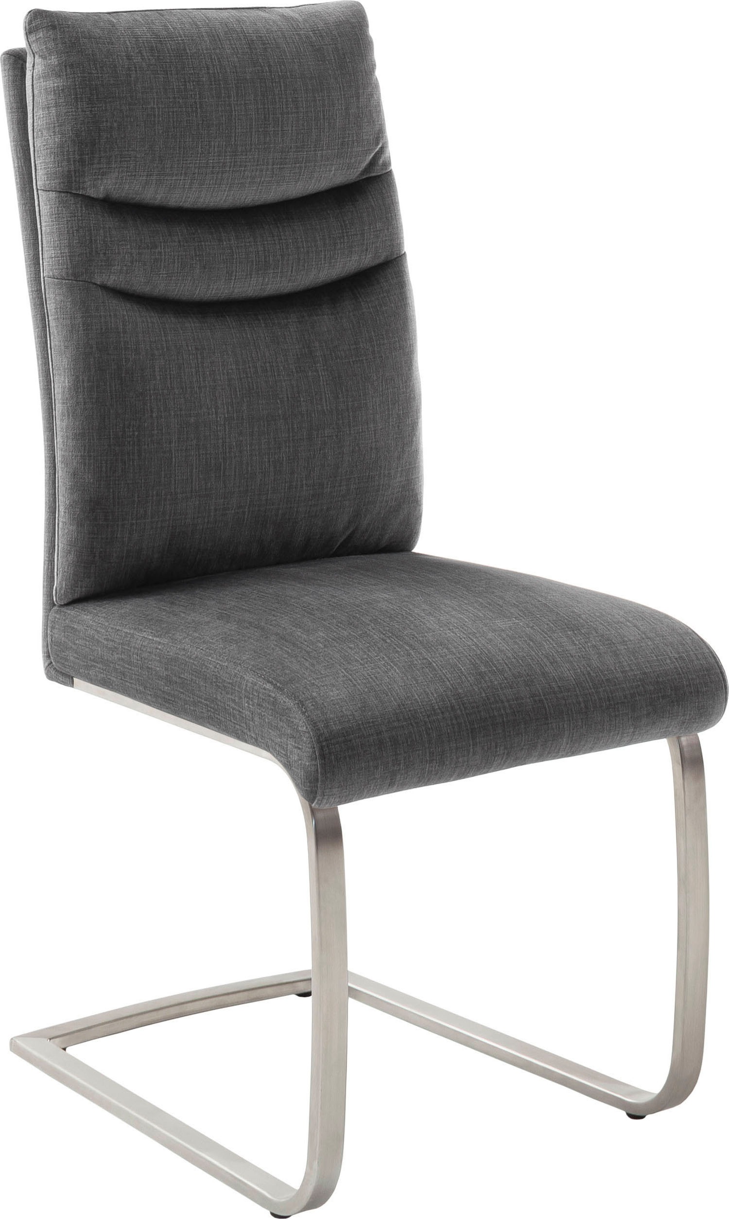 MCA furniture Freischwinger »Gibara Schwingstuhl 2er Set«, (Set), 2 St., Veloursstoff, Esszimmerstuhl,Nosag Federung im Sitz,Flachrohr,Belastbarkeit 140 kg