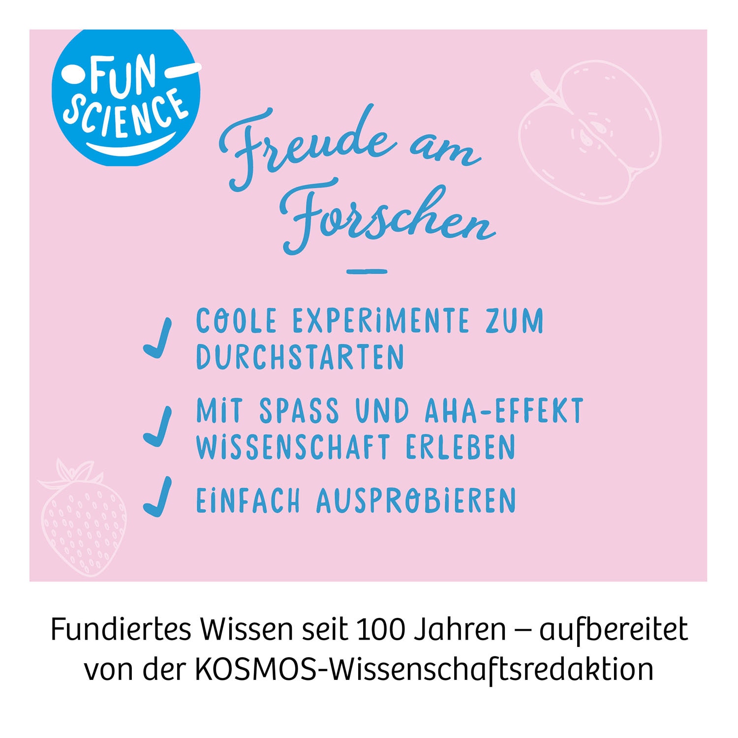 Kosmos Experimentierkasten »Fun Science Fruchtgummi Labor Love & Hearts« Made in Germany