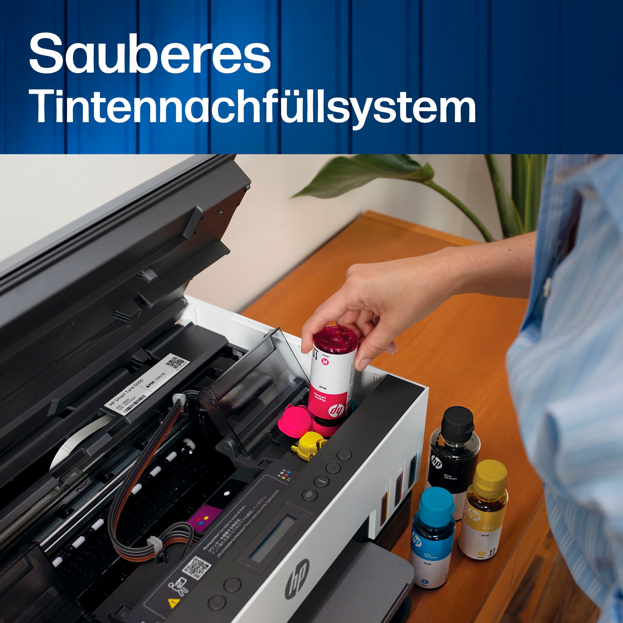 HP Multifunktionsdrucker »Smart Tank 7305  (28B75A)« Bis zu 30€ Cashback sichern! Nur bis zum 31.10.2026