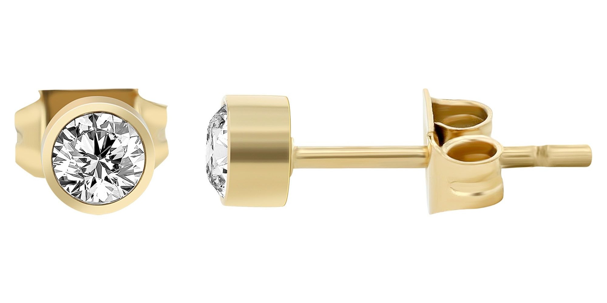 Adelia´s Paar Ohrhänger "Damen Ohrringe – Ohrstecker aus Edelstahl mit Stra günstig online kaufen