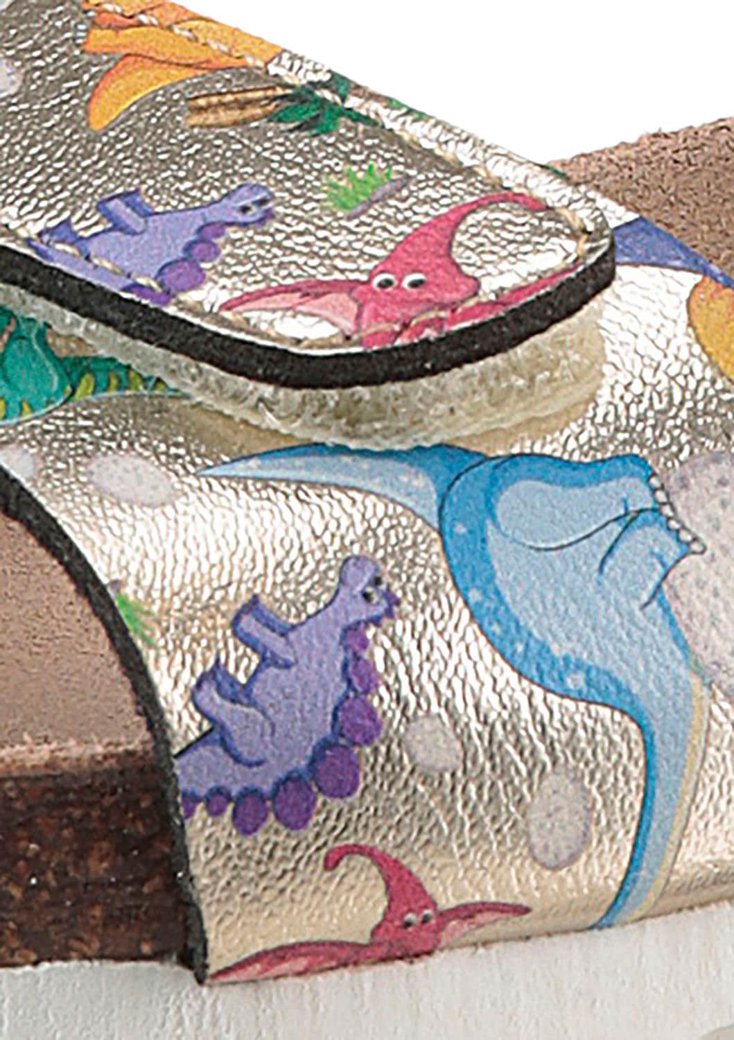 KIDSWORLD Riemchensandale »Dinos«, Klettschuh, Sommerschuh, Sandalette mit ergonomisch geformtem Fußbett