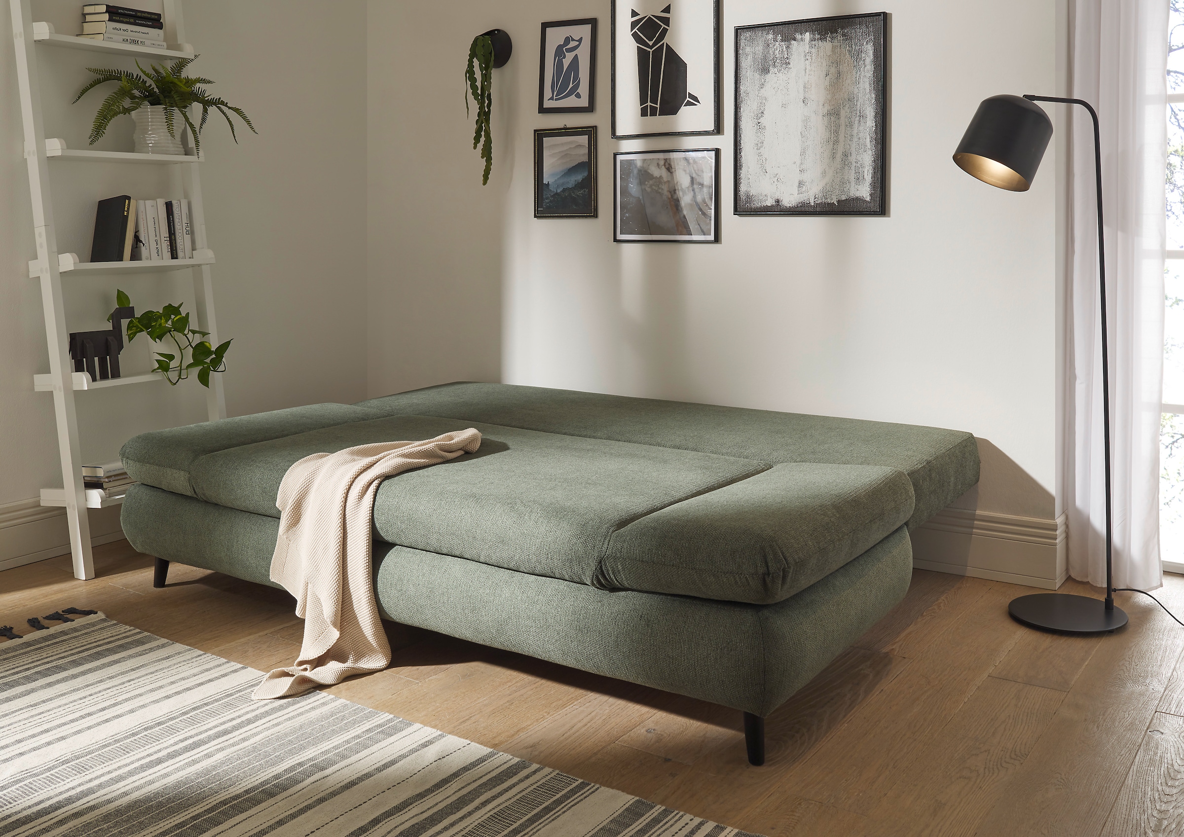 ED EXCITING DESIGN Schlafsofa »Sunny«, mit Bettkasten & Armteilverstellung