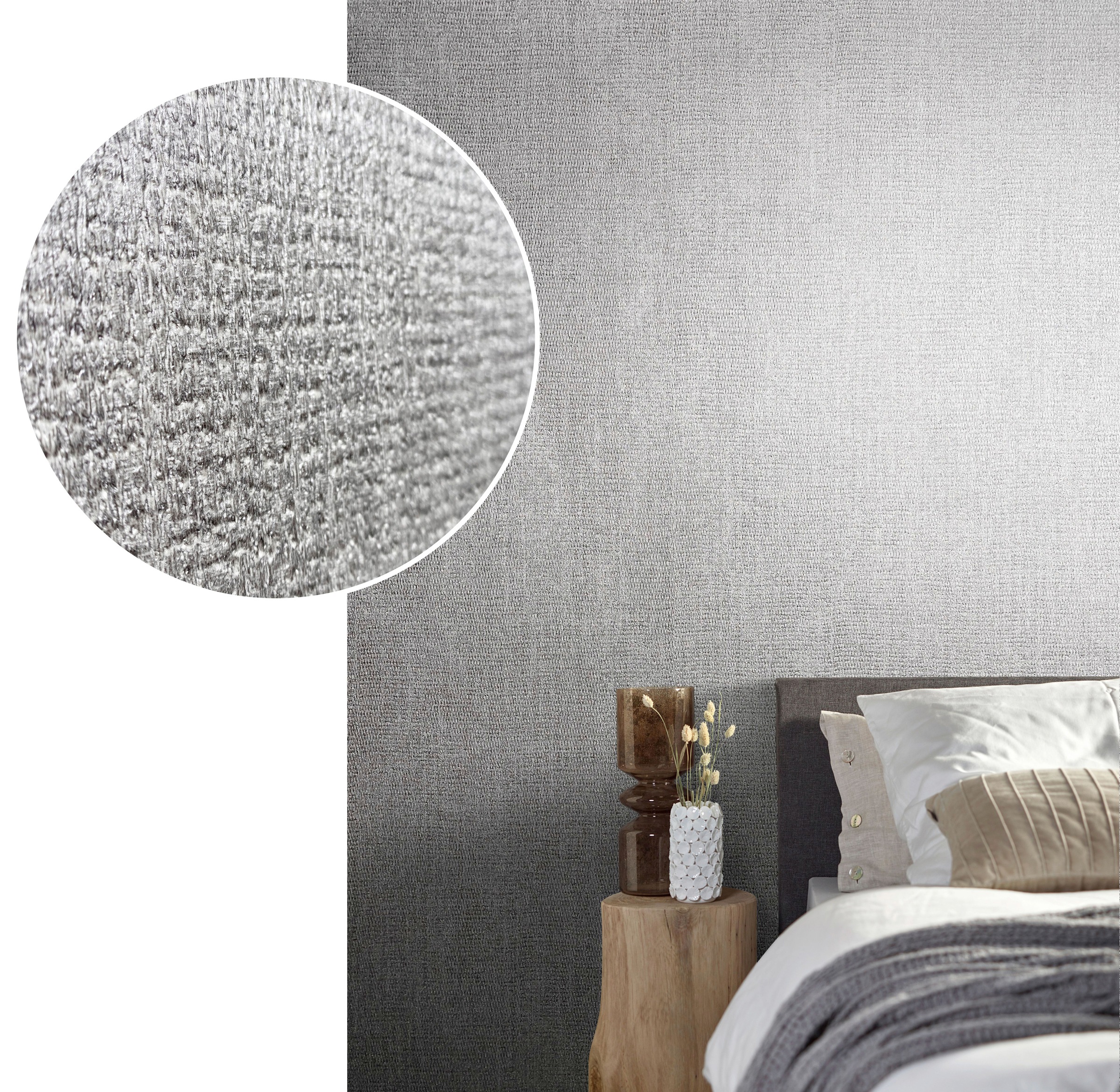 Marburg Vliestapete, Mesh-uni, moderne Tapete für Wohnzimmer Schlafzimmer Küche
