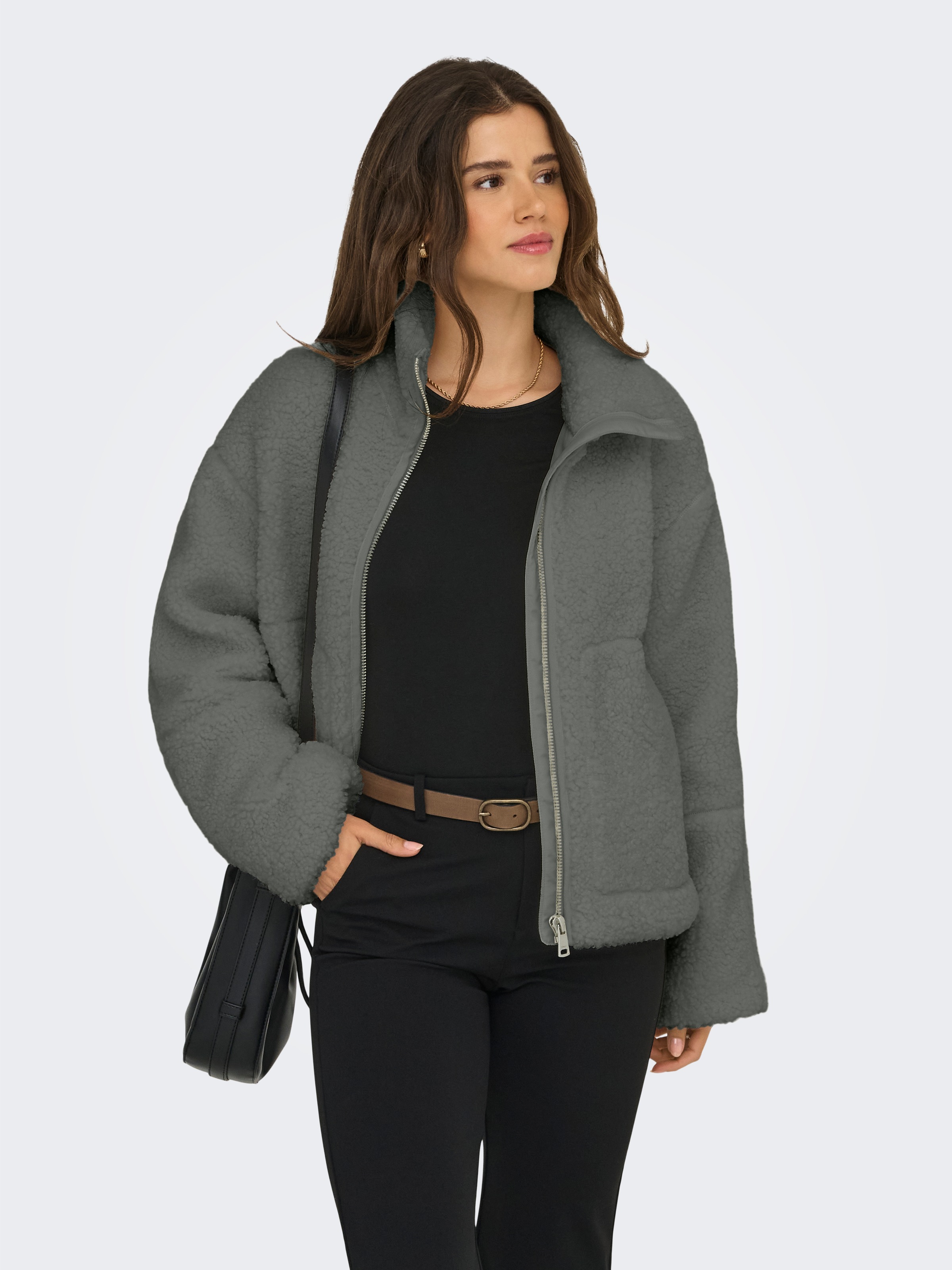 ONLY Outdoorjacke "ONLASPEN LIFE TEDDY JACKET NOOS OTW" ohne Kapuze günstig online kaufen