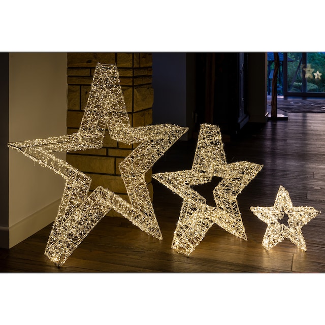 Star-Max LED Stern »Weihnachtsstern, Weihnachtsdeko aussen«, 7680  flammig-flammig, stromsparende LED bestellen | BAUR