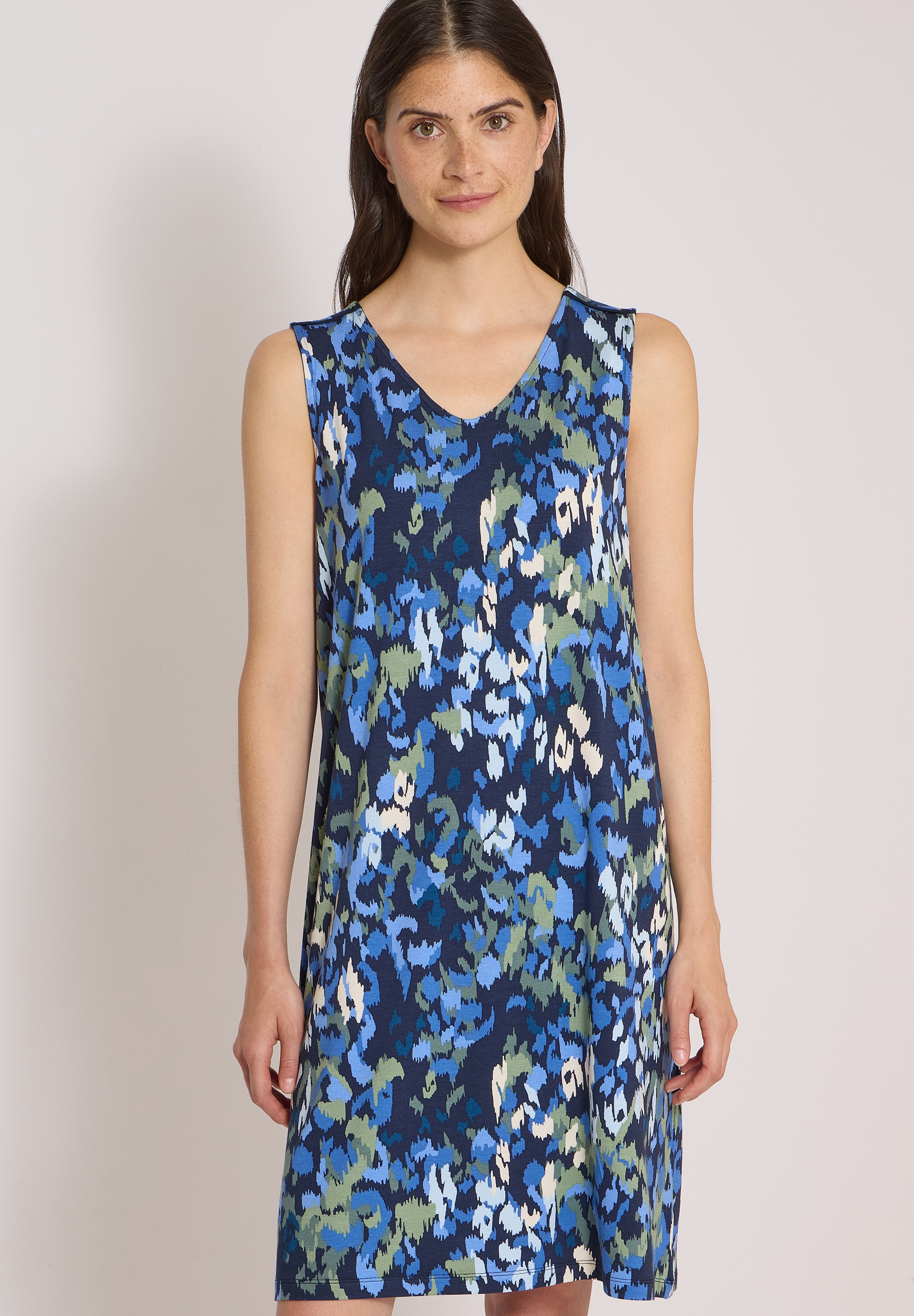 Cecil Druckkleid Ohne Taschen Knielanges Sommerkleid mit Allover-Print