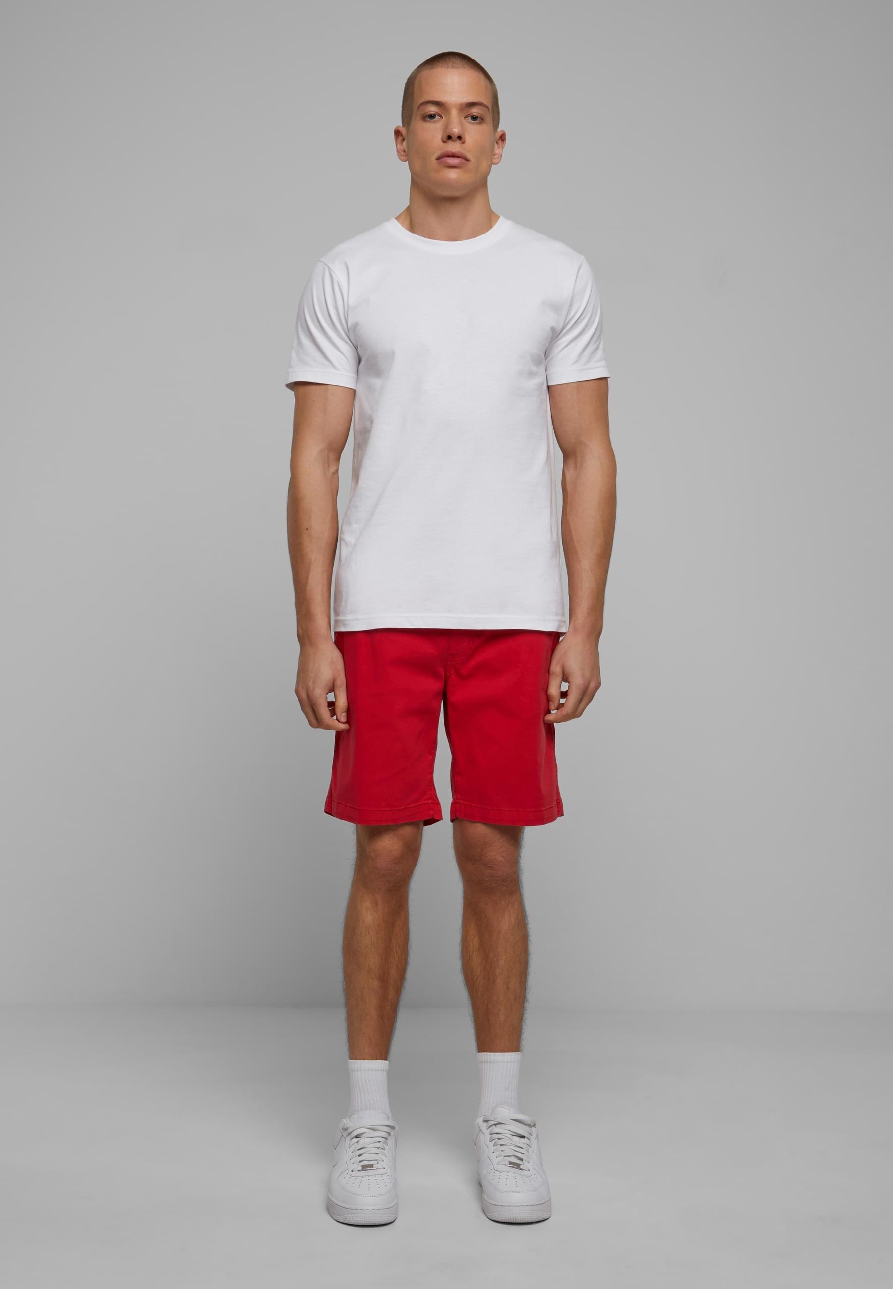 URBAN CLASSICS Stoffhose »Urban Classics Herren Stretch Twill Joggshorts«, (1 tlg.)