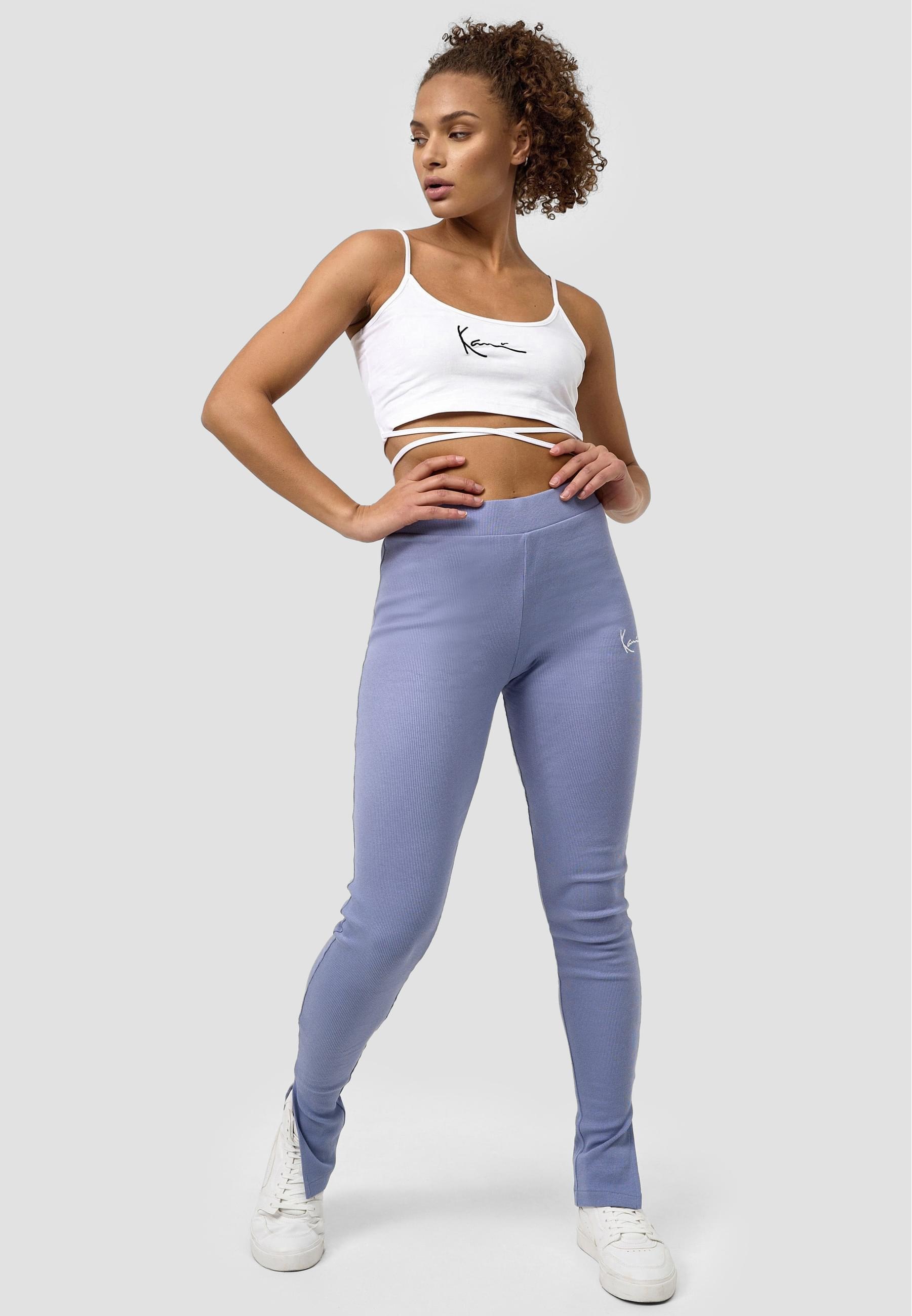 Karl Kani Leggings »Karl Kani Damen KW221-023-1 Small Signature Slit Rib Leggings«, (1 tlg.)
