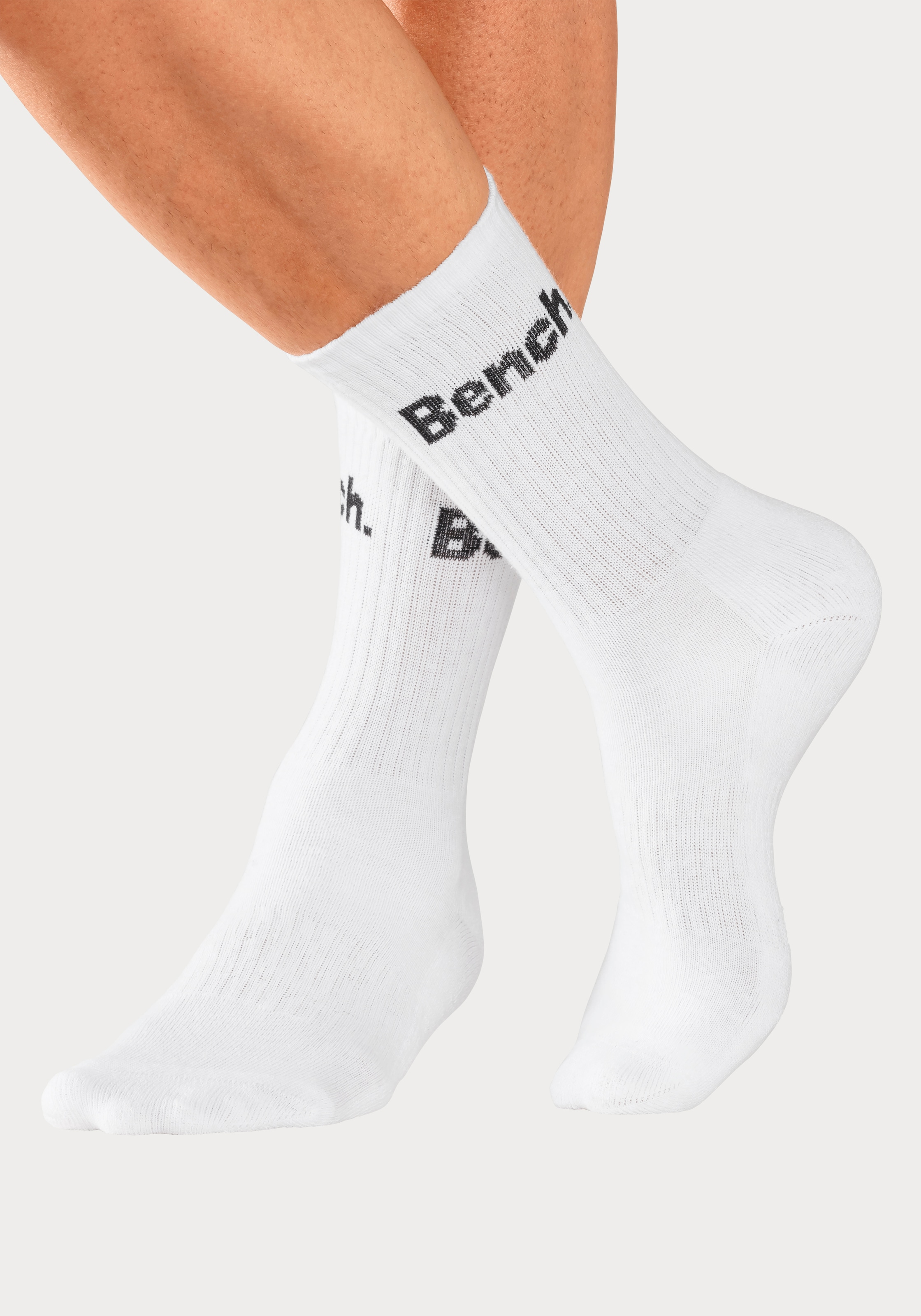 Bench. Tennissocken, (Set, 12 Paar), mit Fuß Polsterung