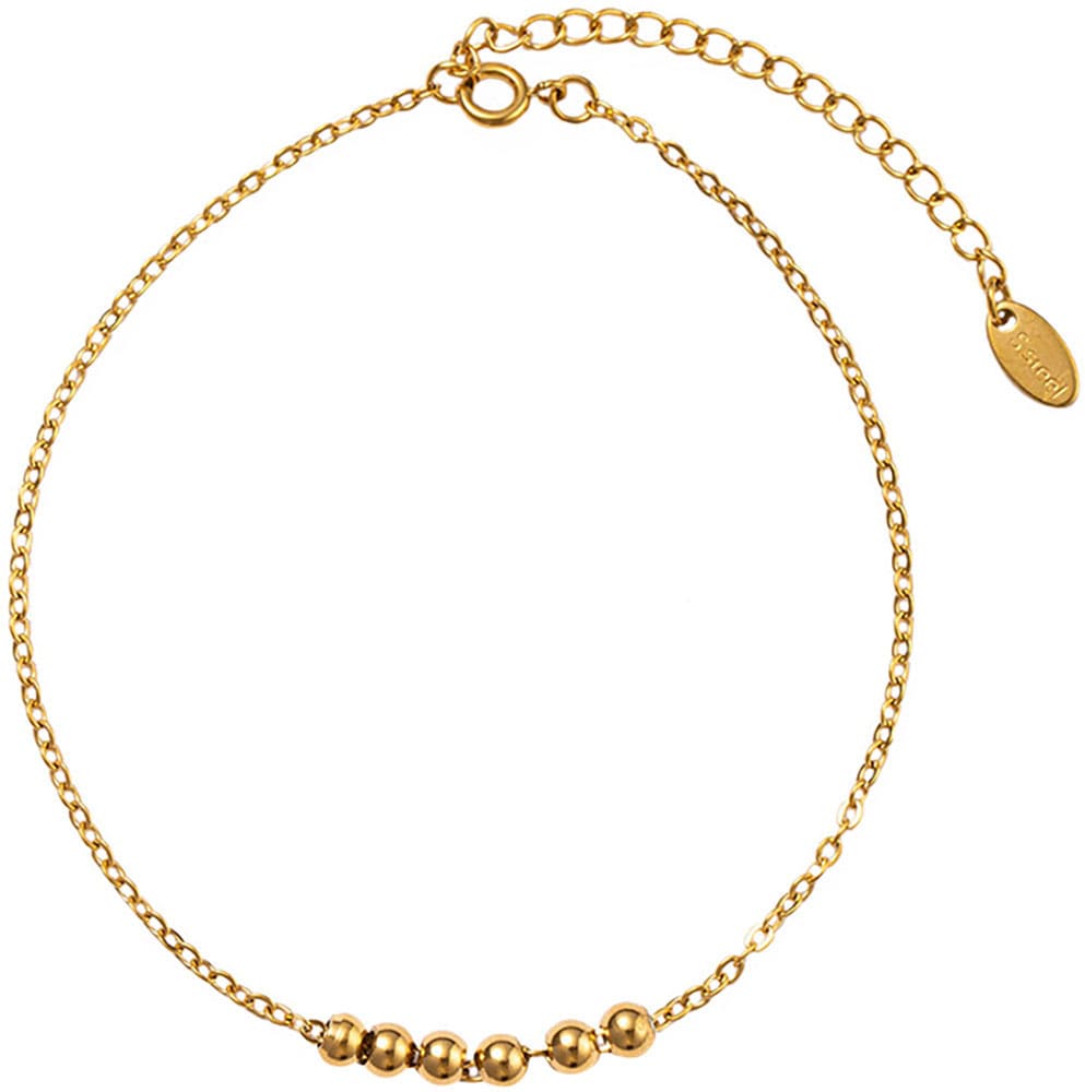 Firetti Fußketten Set »Schmuck Geschenk Körperschmuck Kugeln«