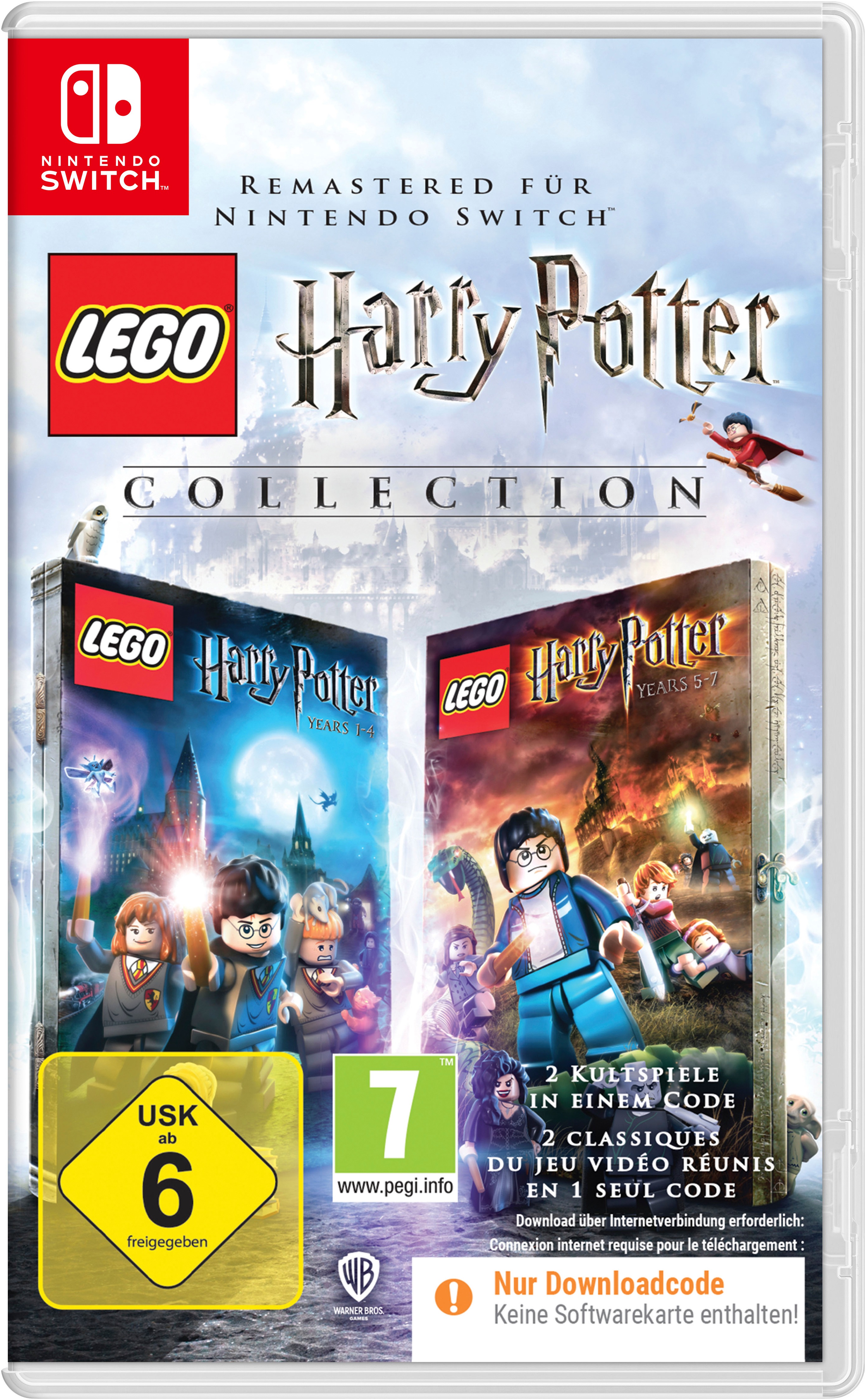 WARNER GAMES Spielesoftware "LEGO Harry Potter Collection (Code in a Box)", Nintendo Switchweiß, neutral, Spielesoftware