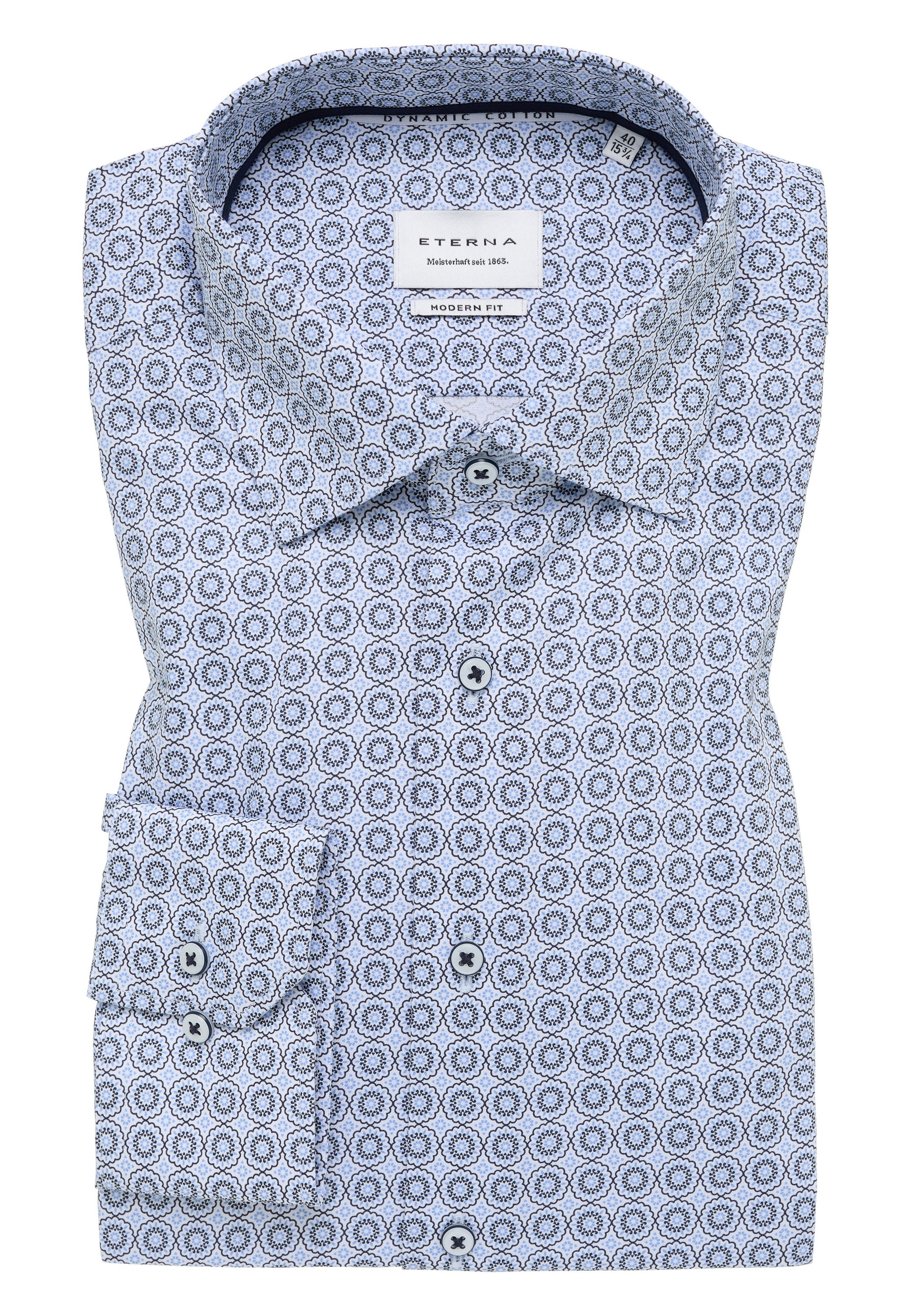 Eterna Langarmhemd »MODERN FIT«, NON IRON (bügelfrei)