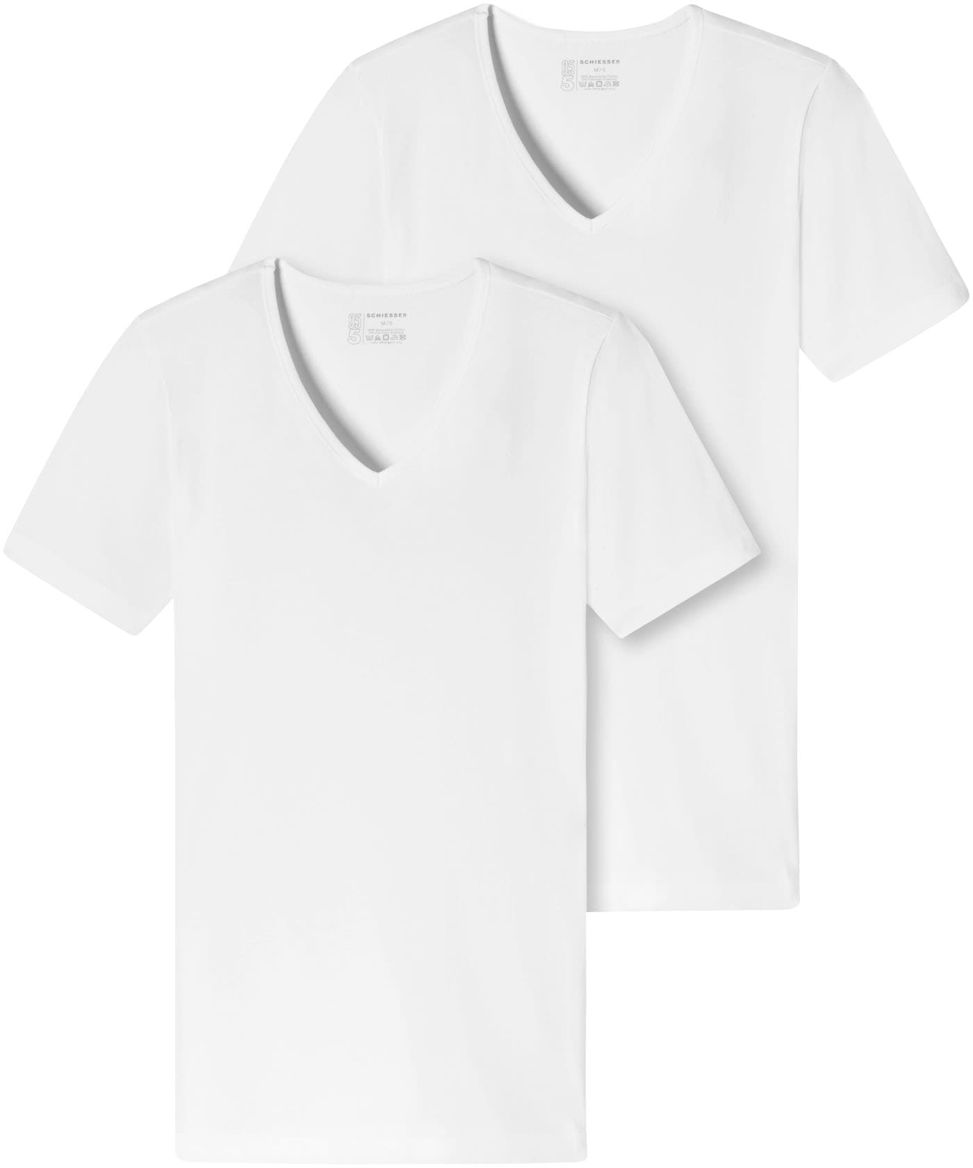 Schiesser 2-er-Set T-Shirts Weiß günstig online kaufen