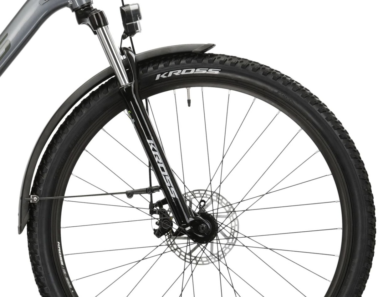 Kross Mountainbike »KROSS MTB Hardtail Hexagon 2.0 27,5" grau 21 Gänge«, 21 Gang, Shimano, ALTUS M310 Schaltwerk, Kettenschaltung