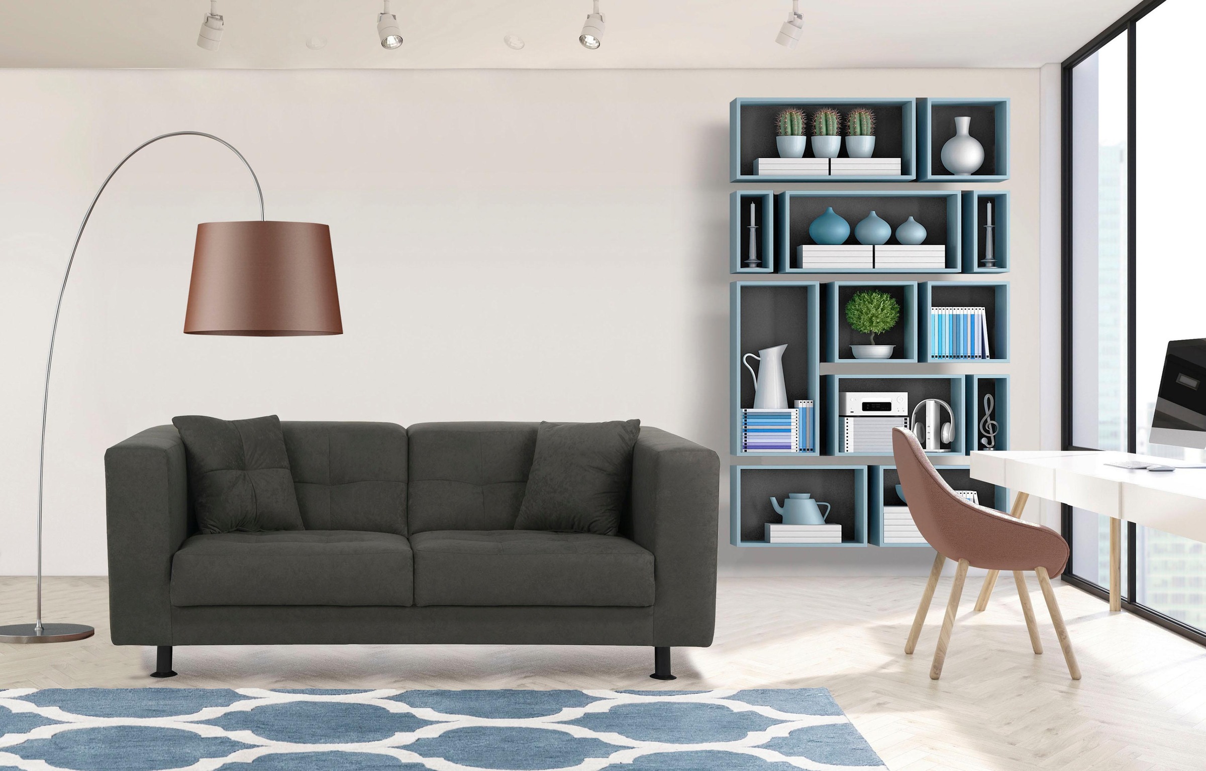 Home affaire 2-Sitzer "Bengo" mit Steppung im Sitz- und Rückenbereich, incl günstig online kaufen