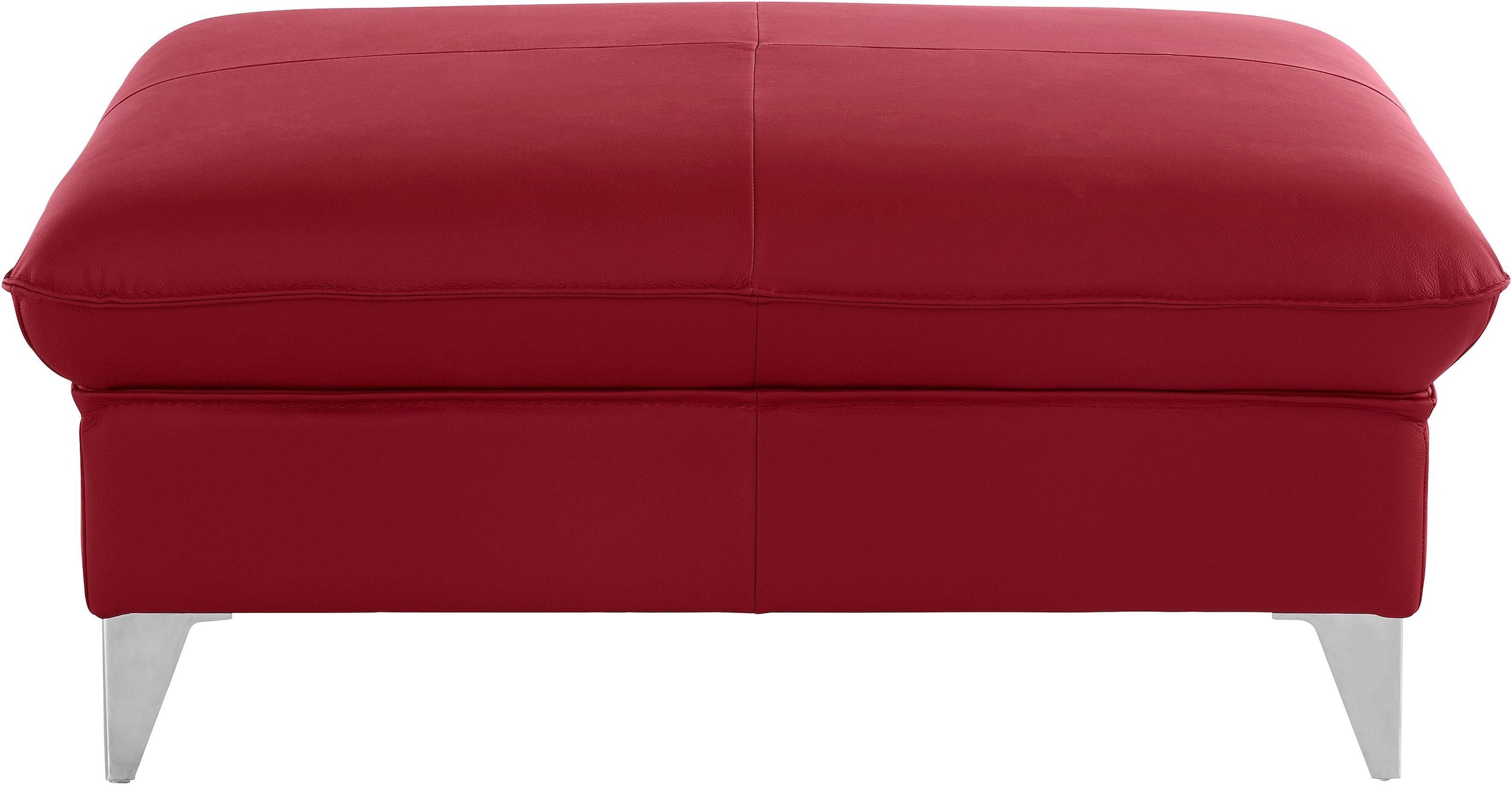 COTTA Polstergarnitur »Caluso L-Form«, Set bestehend aus: Ecksofa mit Kopfteilverstellung & Hocker