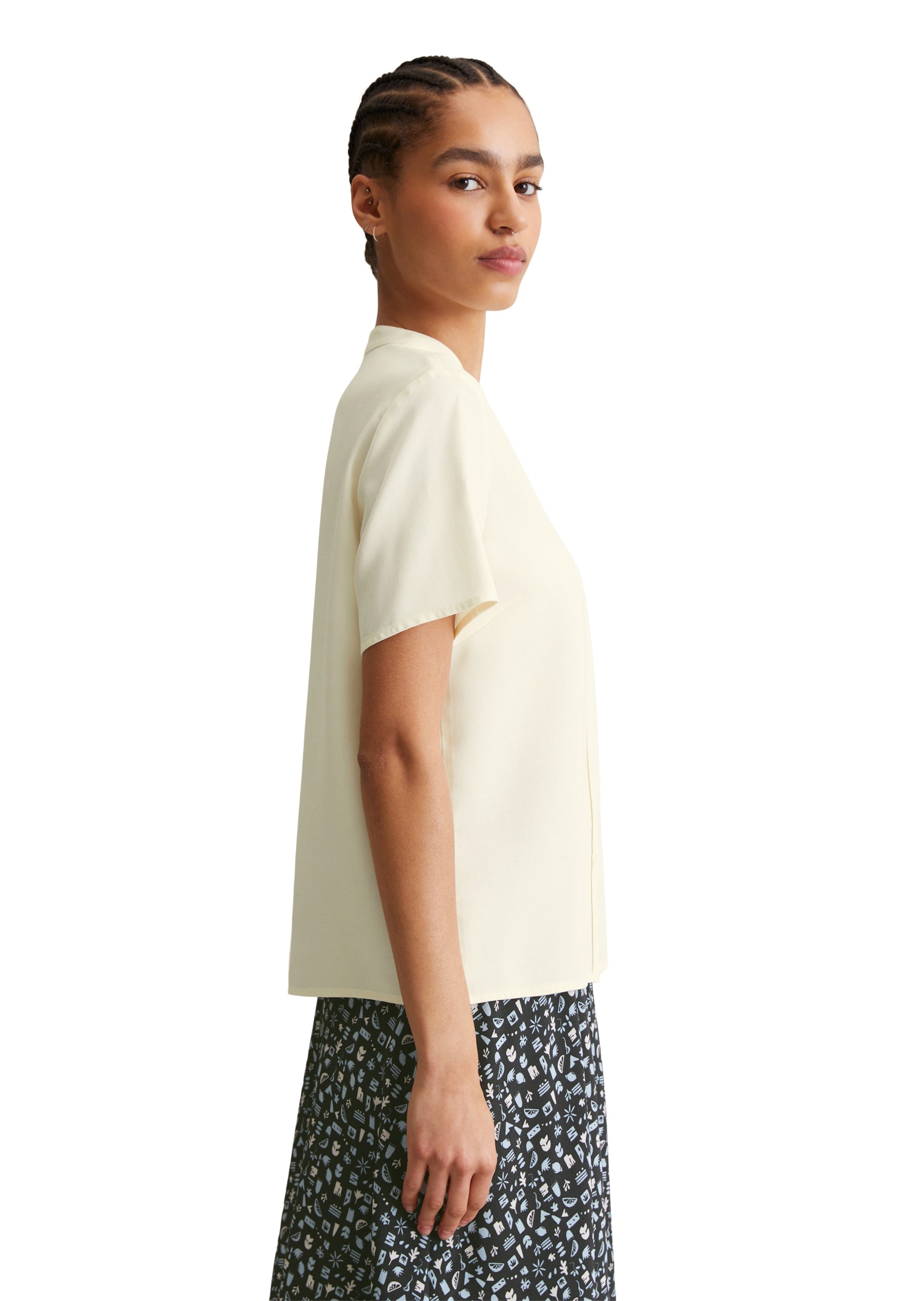 Marc O'Polo DENIM Kurzarmbluse »aus TENCEL™ Lyocell«