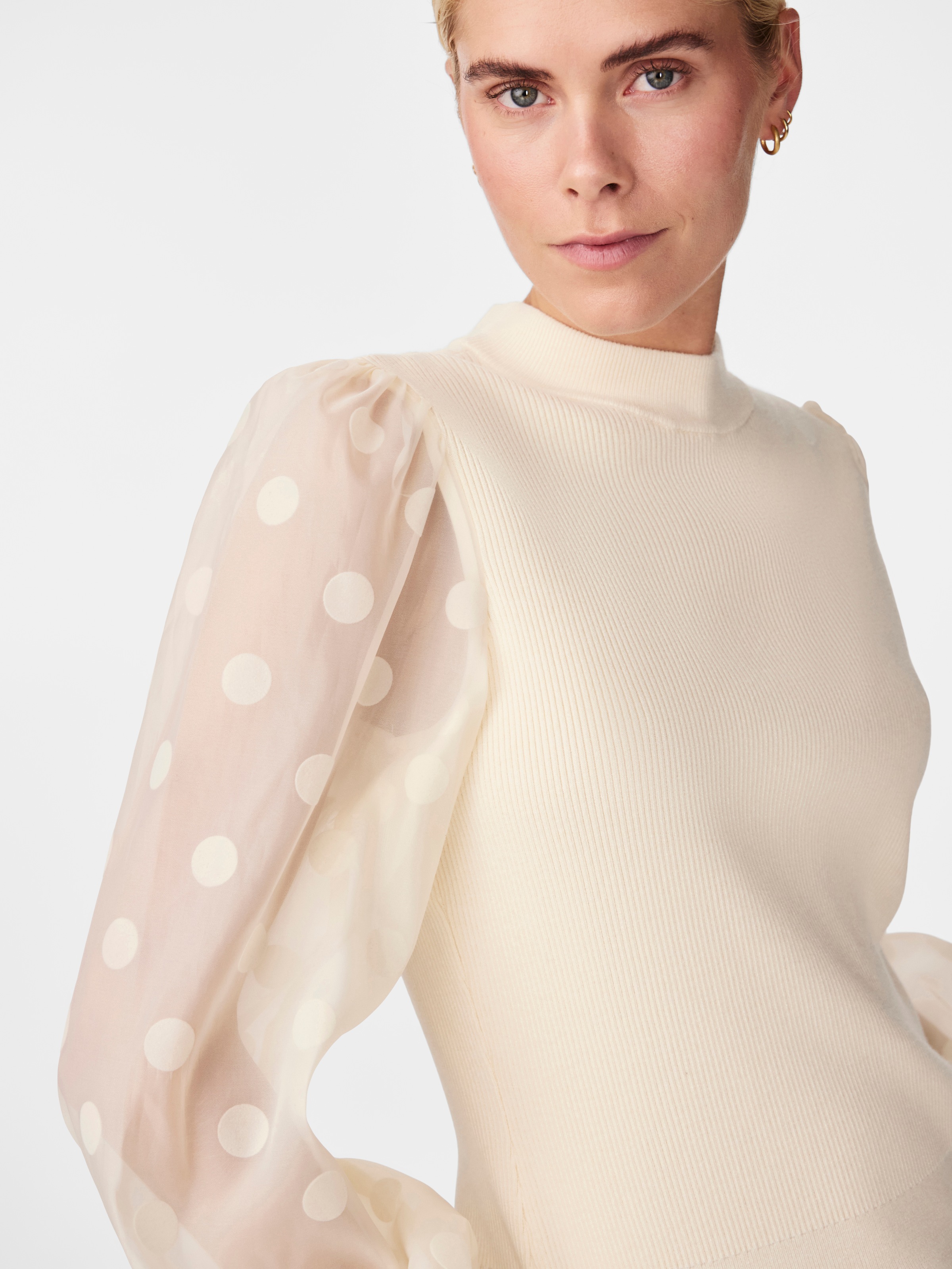 Y.A.S Rundhalspullover »YASDOTME LS KNIT PULLOVER S. NOOS«