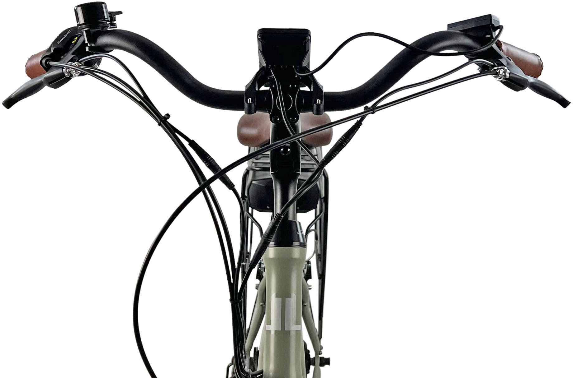 LLobe »City E-Bike 28" County grün« 7 Gang Shimano Altus Schaltwerk Kettenschaltung Heckmotor 250 W
