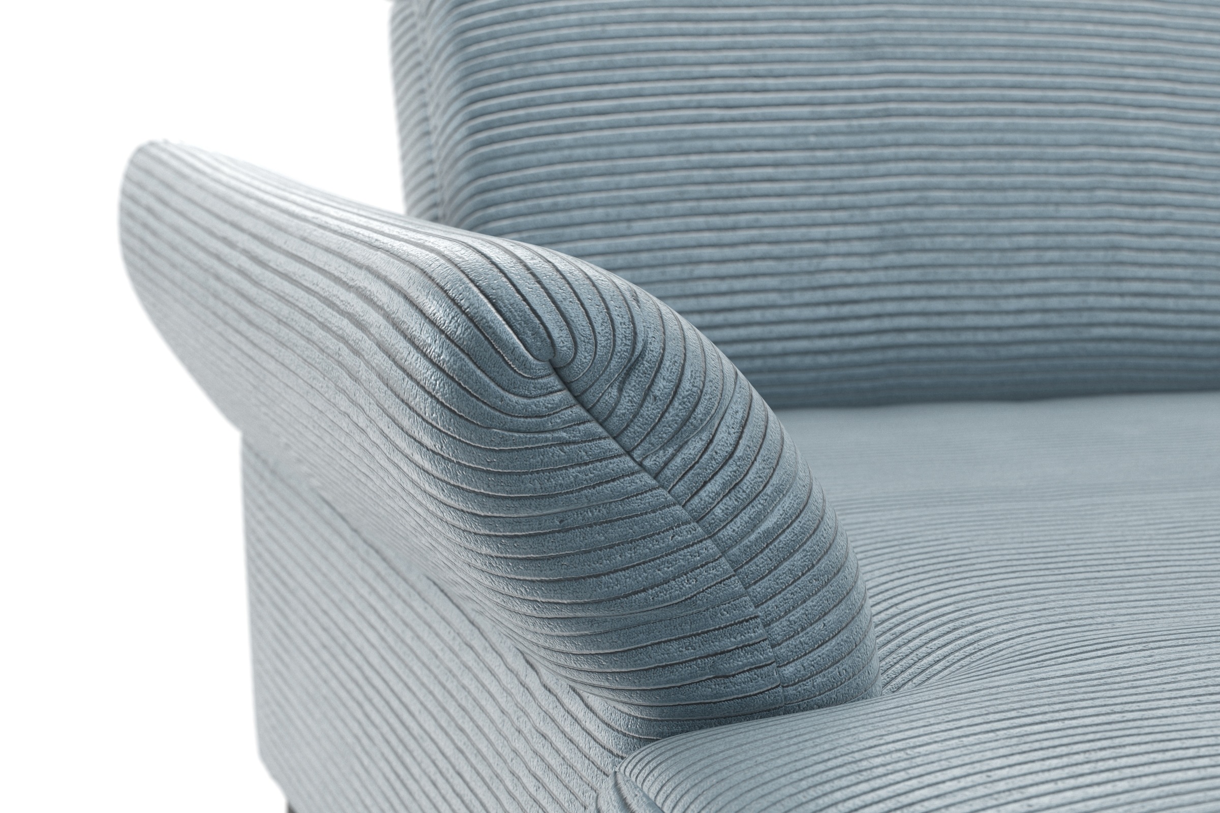 INOSIGN Wohnlandschaft »Coco U-Form«, Sitztiefen-, Arm- und Kopfteilverstellung, Cord-Bezug, Fußhöhe 15 cm