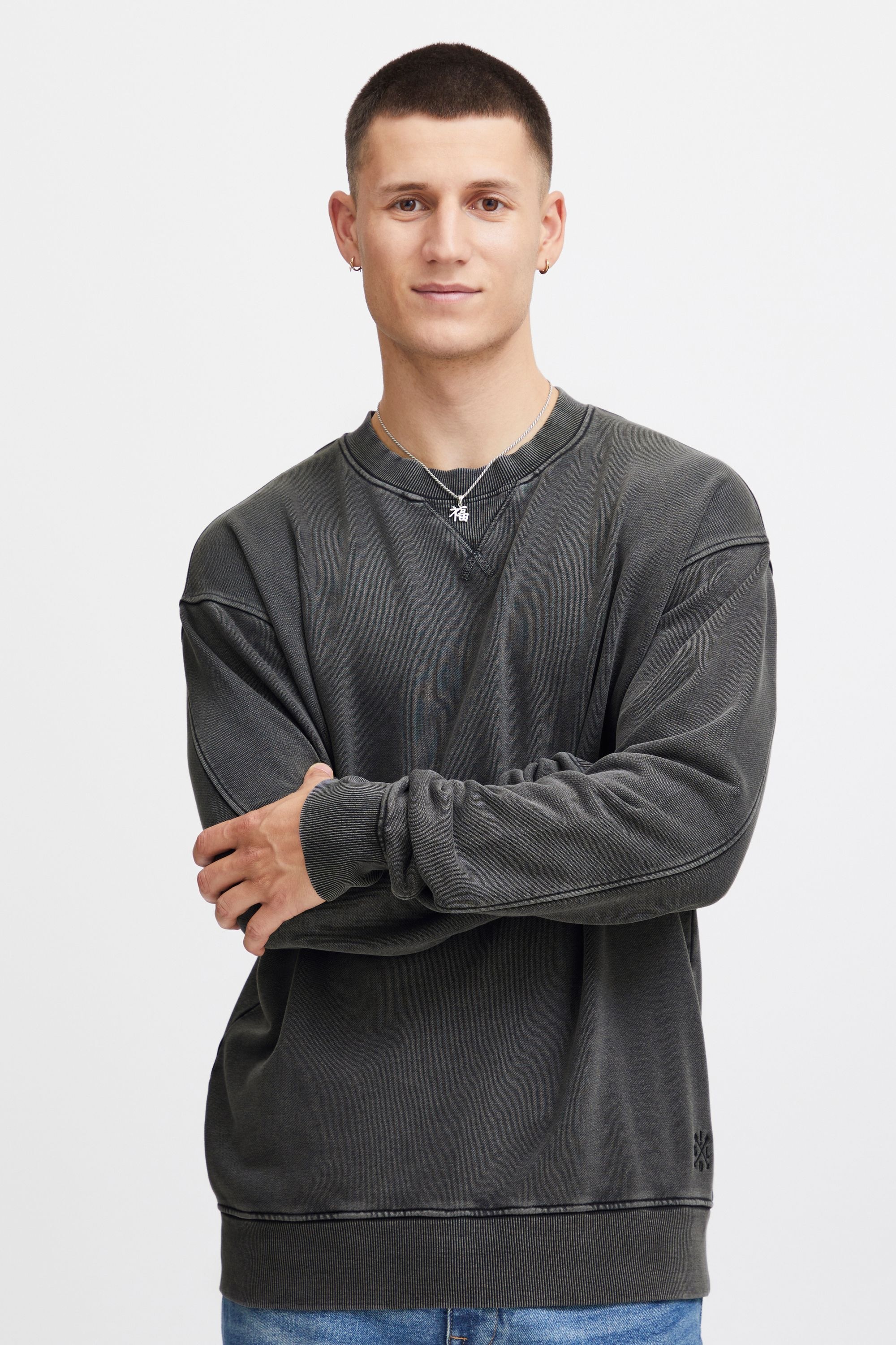 !Solid Rundhalspullover »Sweatshirt SDMatt«