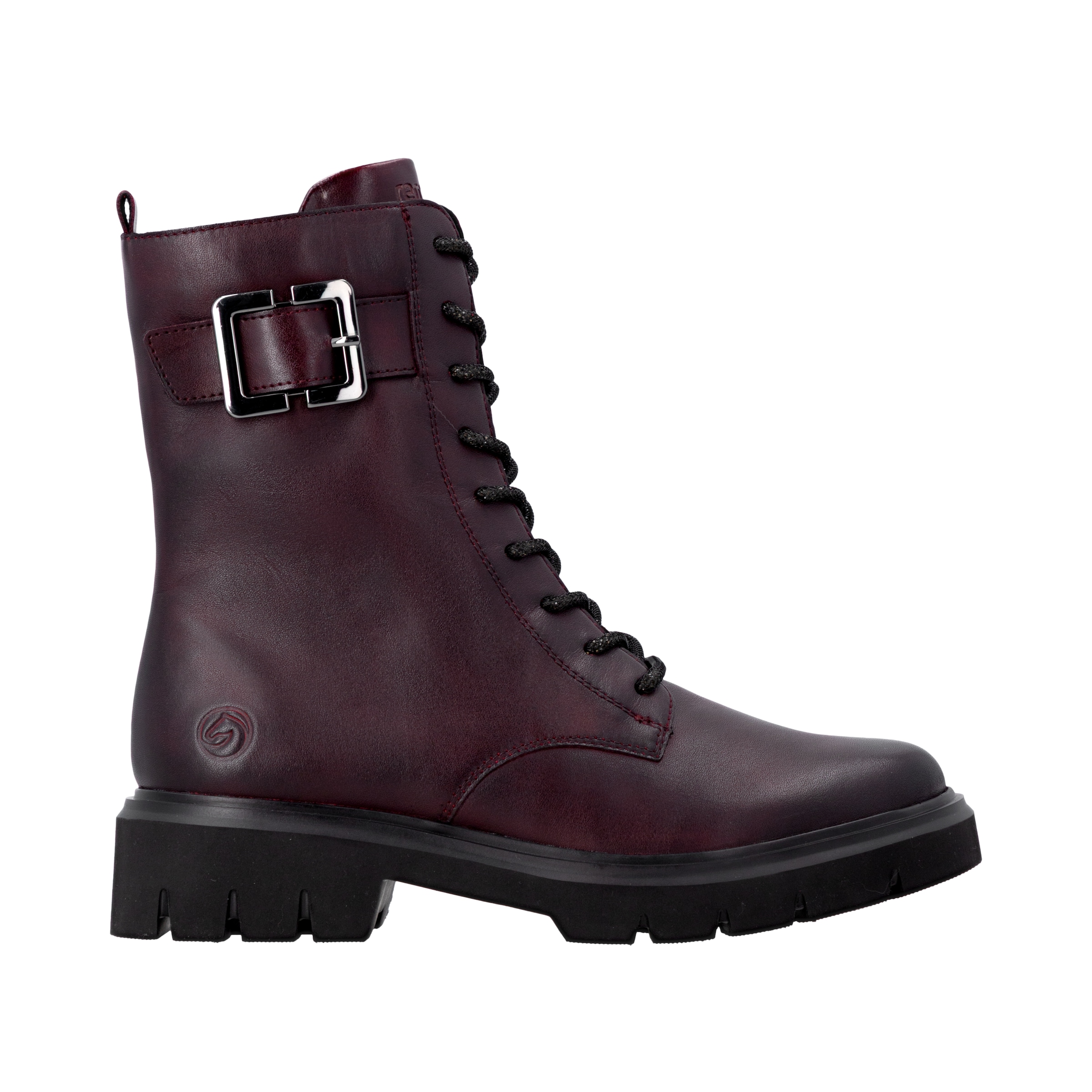 Remonte Schnürstiefelette  Schnürboots, Workerboots, Blockabsatz in Used-Optik