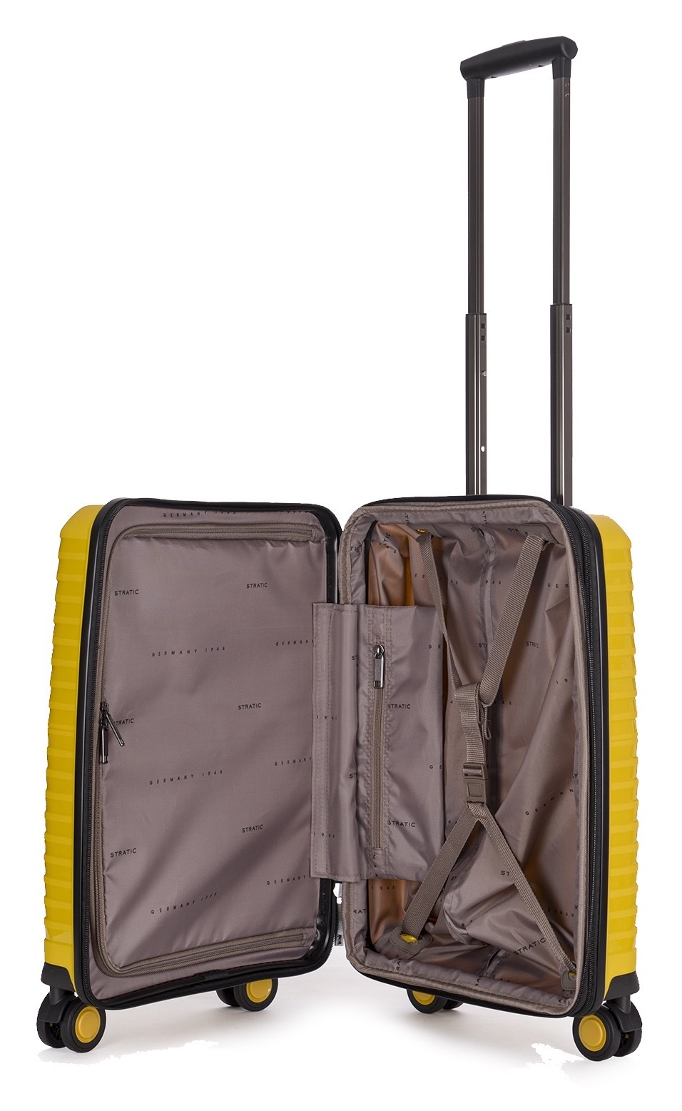 Stratic Trolley »BRIGHT+ Koffer S«, (1 St.), 4 Rollen, Hartschalenkoffer Trolley TSA-Zahlenschloss STRATIC CONNECT NFC-Chip
