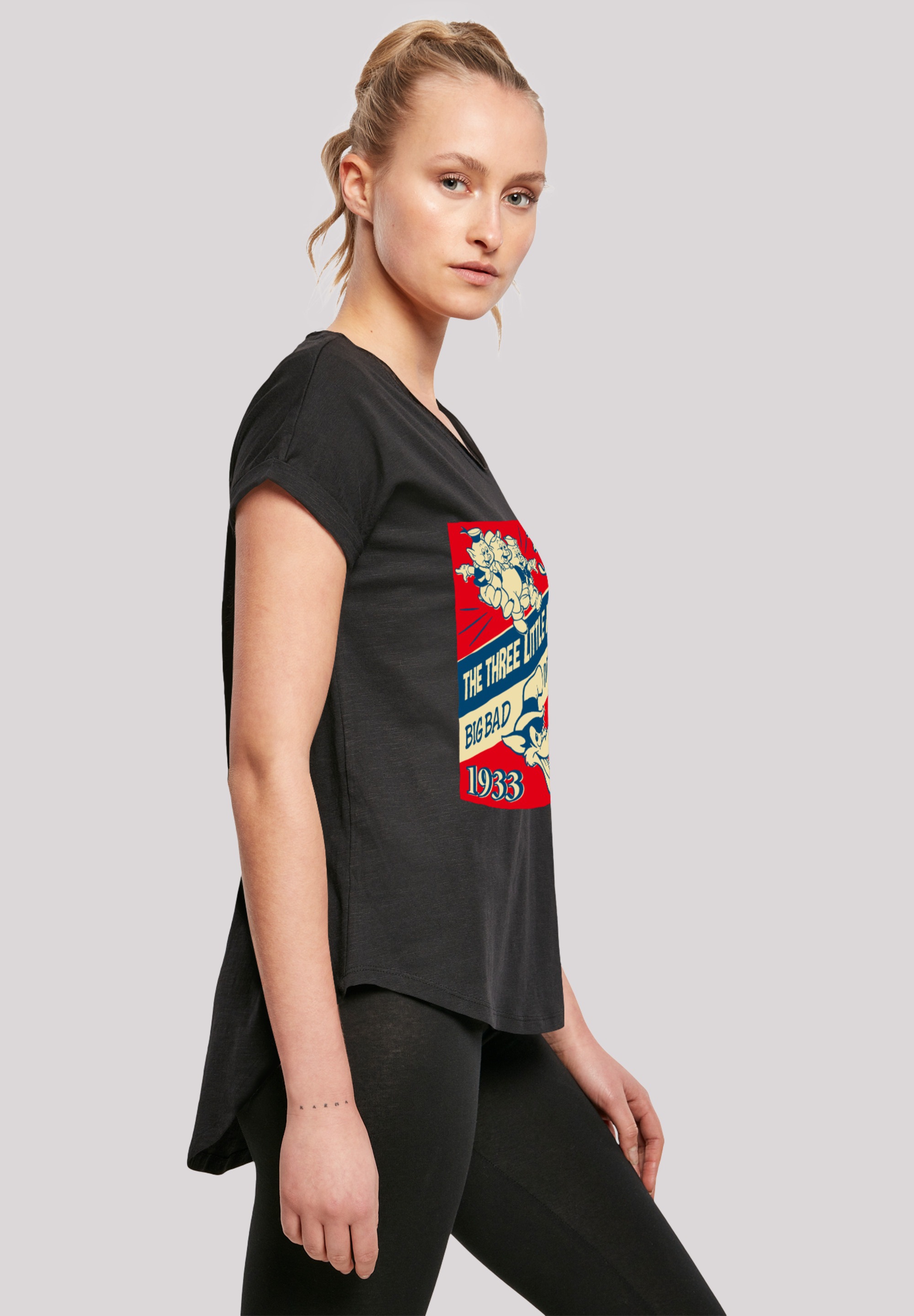 F4NT4STIC T-Shirt »Die Drei Kleinen Schweinchen«, Print
