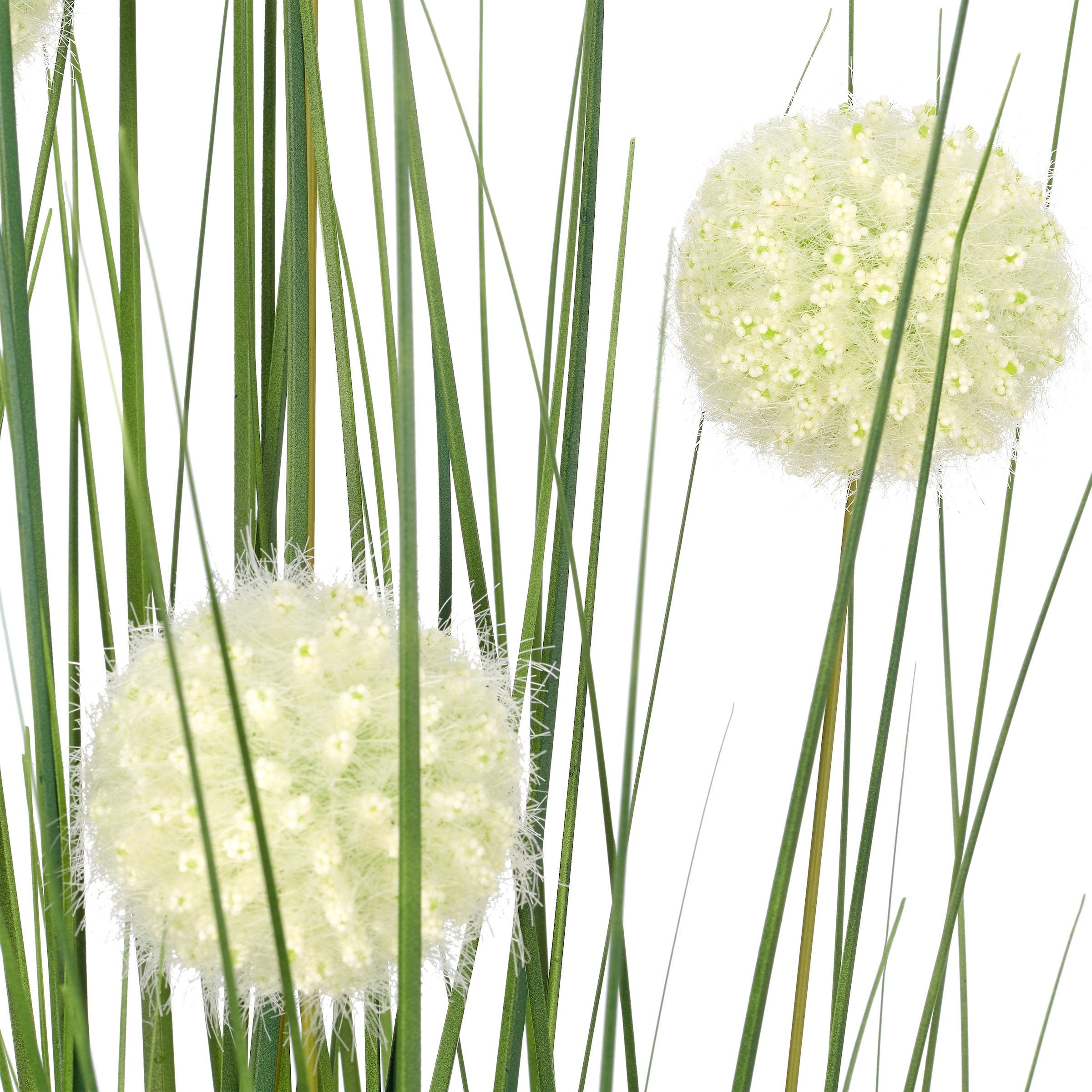 Creativ green Kunstgras »Grasbusch Allium« mit dekorativen Blüten