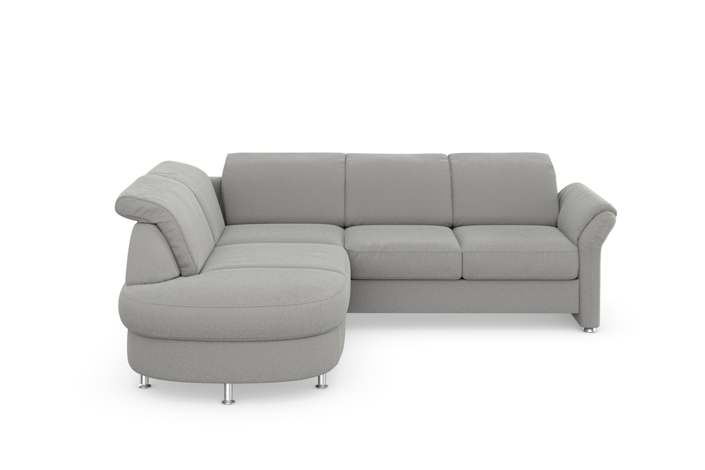 sit&more Ecksofa »Apulia L-Form«, wahlweise Bettfunktion, Bettkasten und Kopf- und Armteilverstellung