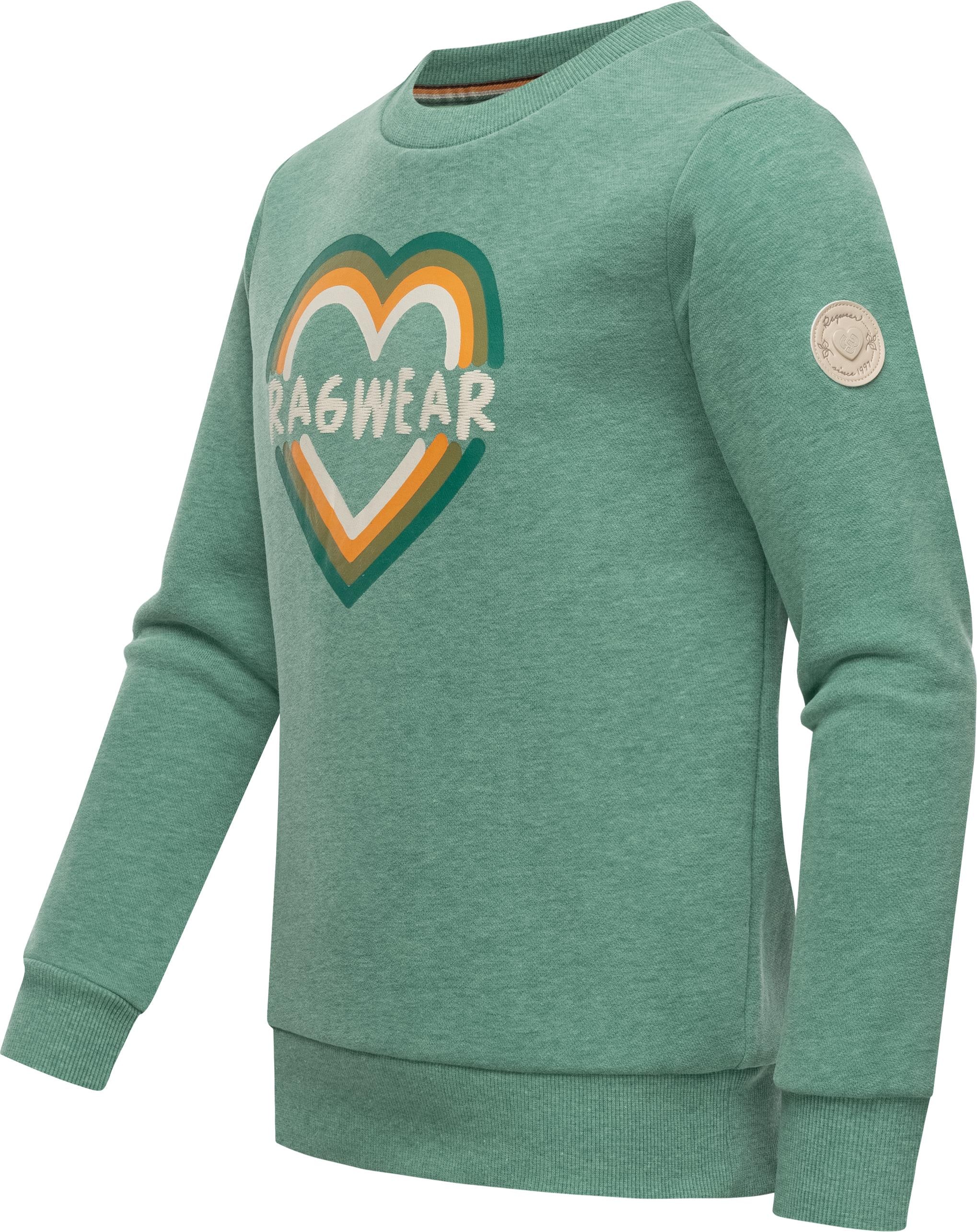 Sweatshirt Logo | online Sweater Print Mädchen »Evka kaufen BAUR mit stylisches Print«, Ragwear coolem