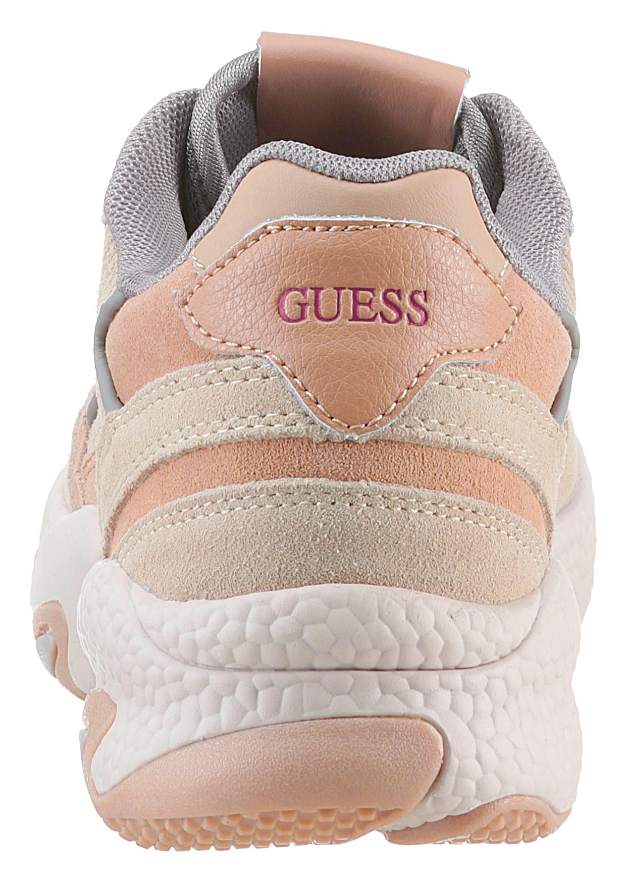 Guess Sneaker "NASLA", mit gepolstertem Schaftrand, Freizeitschuh, Halbschu günstig online kaufen