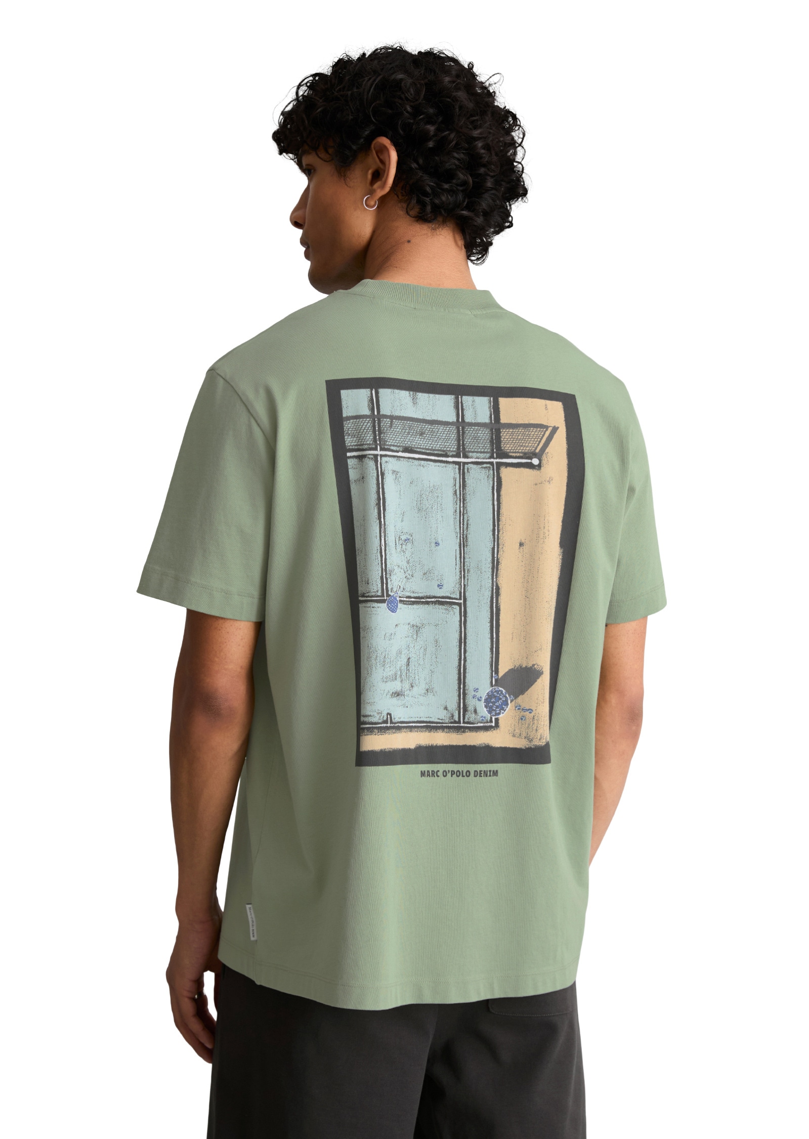 Marc O'Polo DENIM T-Shirt »mit großem Rückenprint«