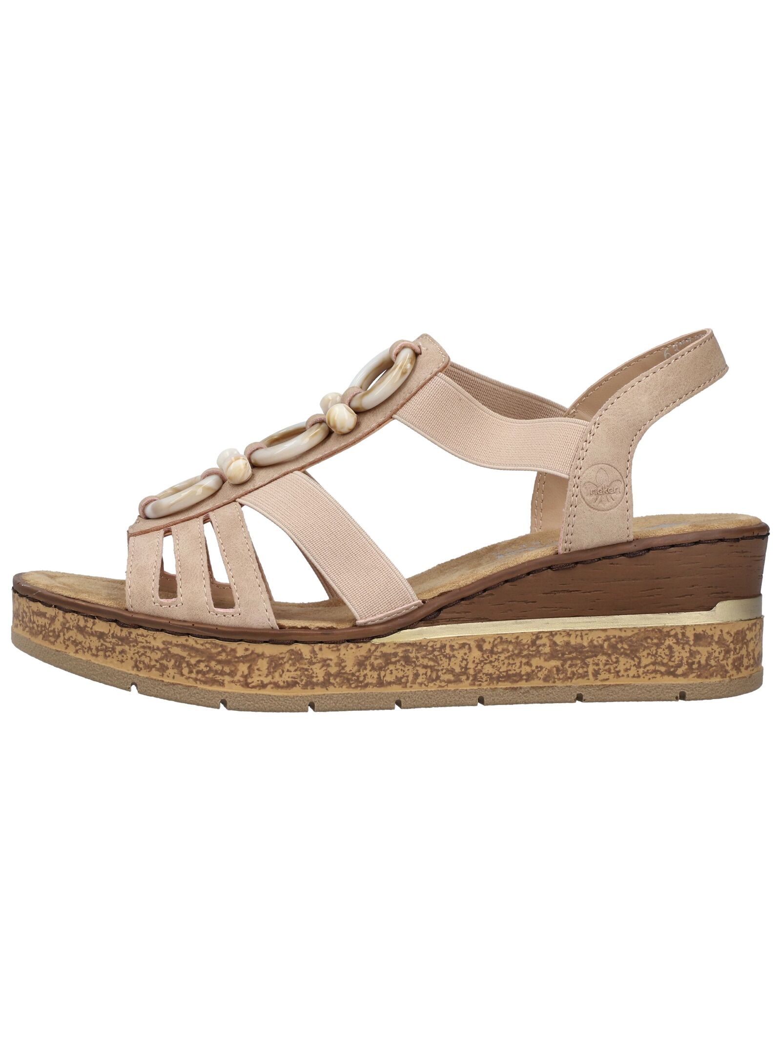 Rieker Keilsandalette »Rieker Sandalen Lederimitat«