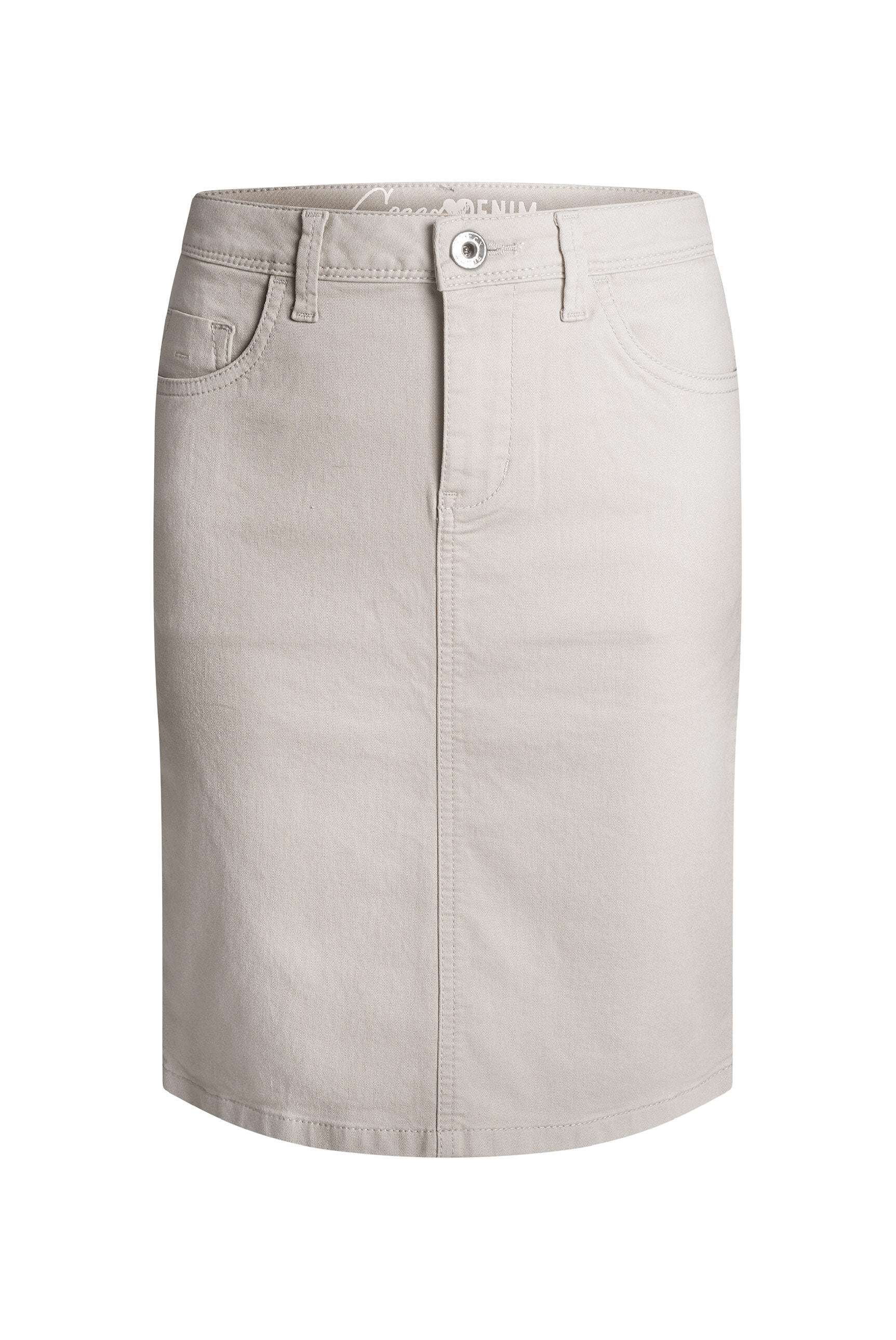 SOCCX Jeansrock mit Gehschlitz