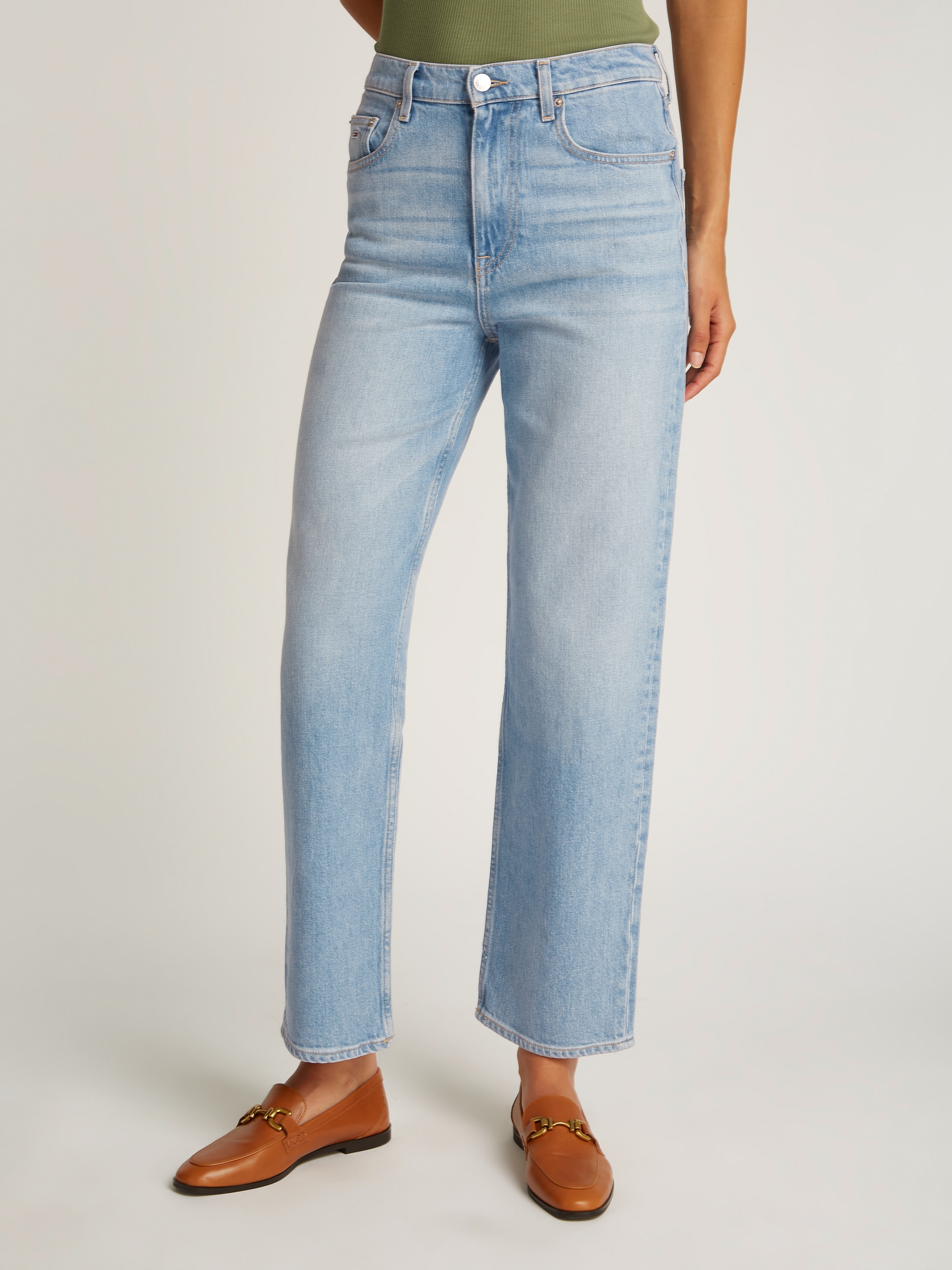 Straight-Jeans »Layla High Rise Slim Straight«, in Knöchellänge